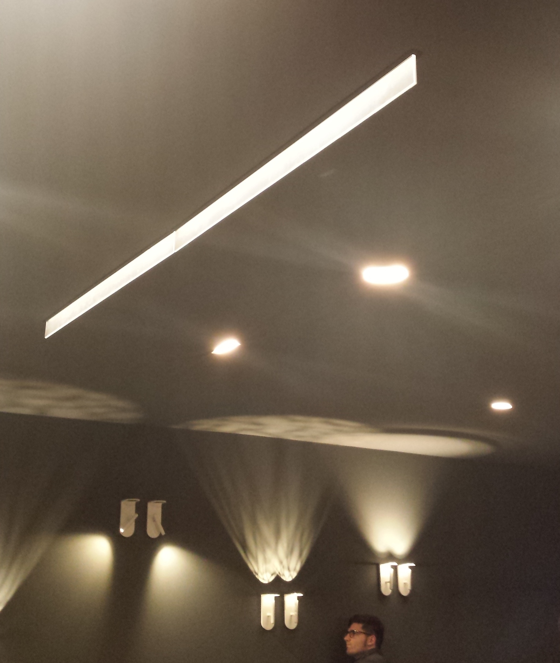 Recessed Blade and Pattern wall lights