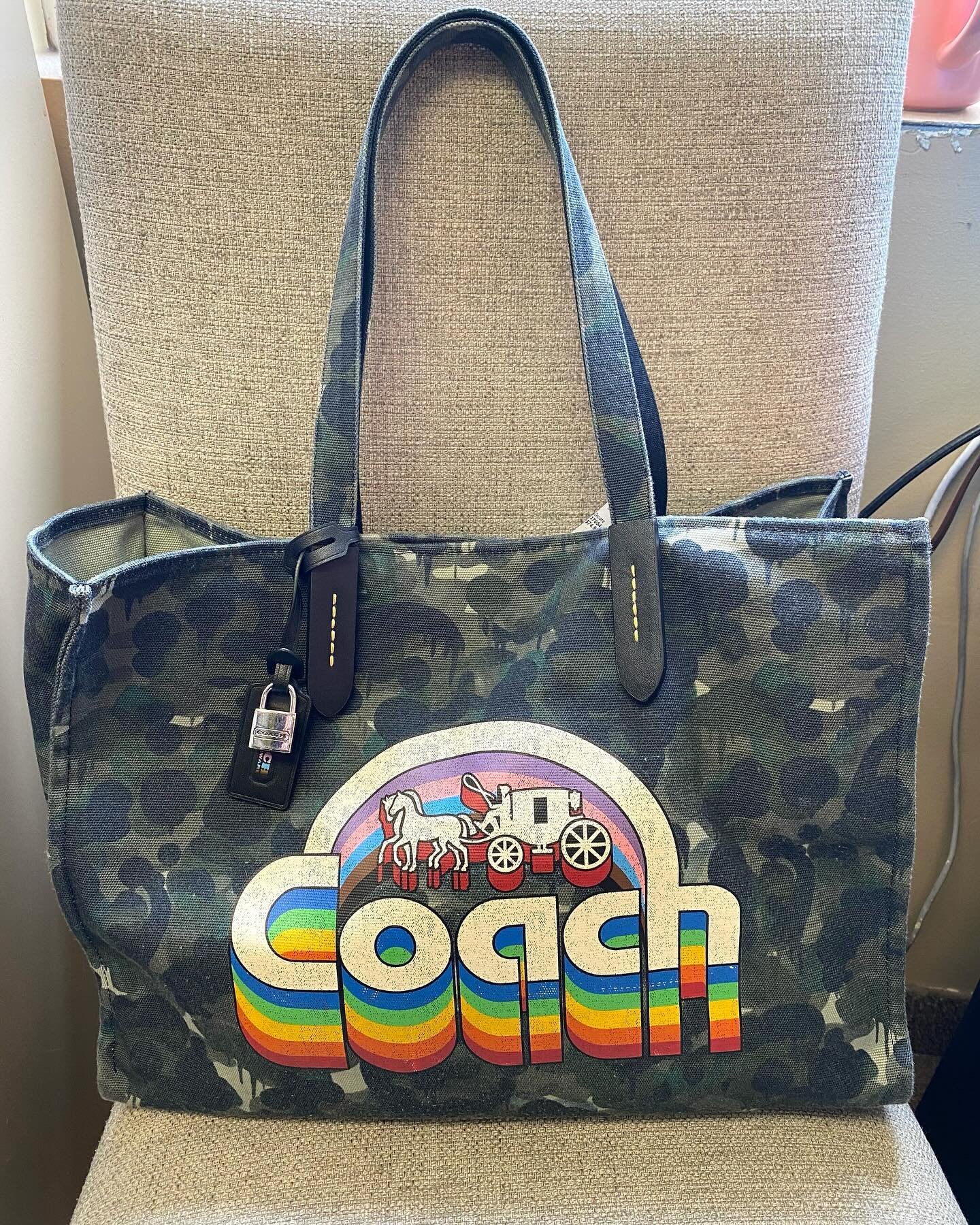 Super cute Coach $74.85! &hearts;️&hearts;️&hearts;️