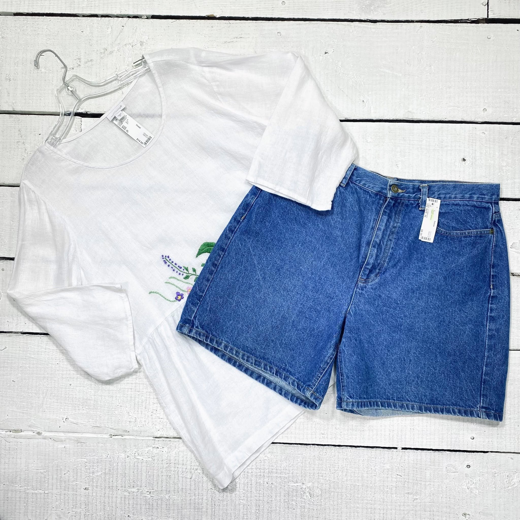 Top Size XL, $14.95
Shorts Size 16, $8.55
