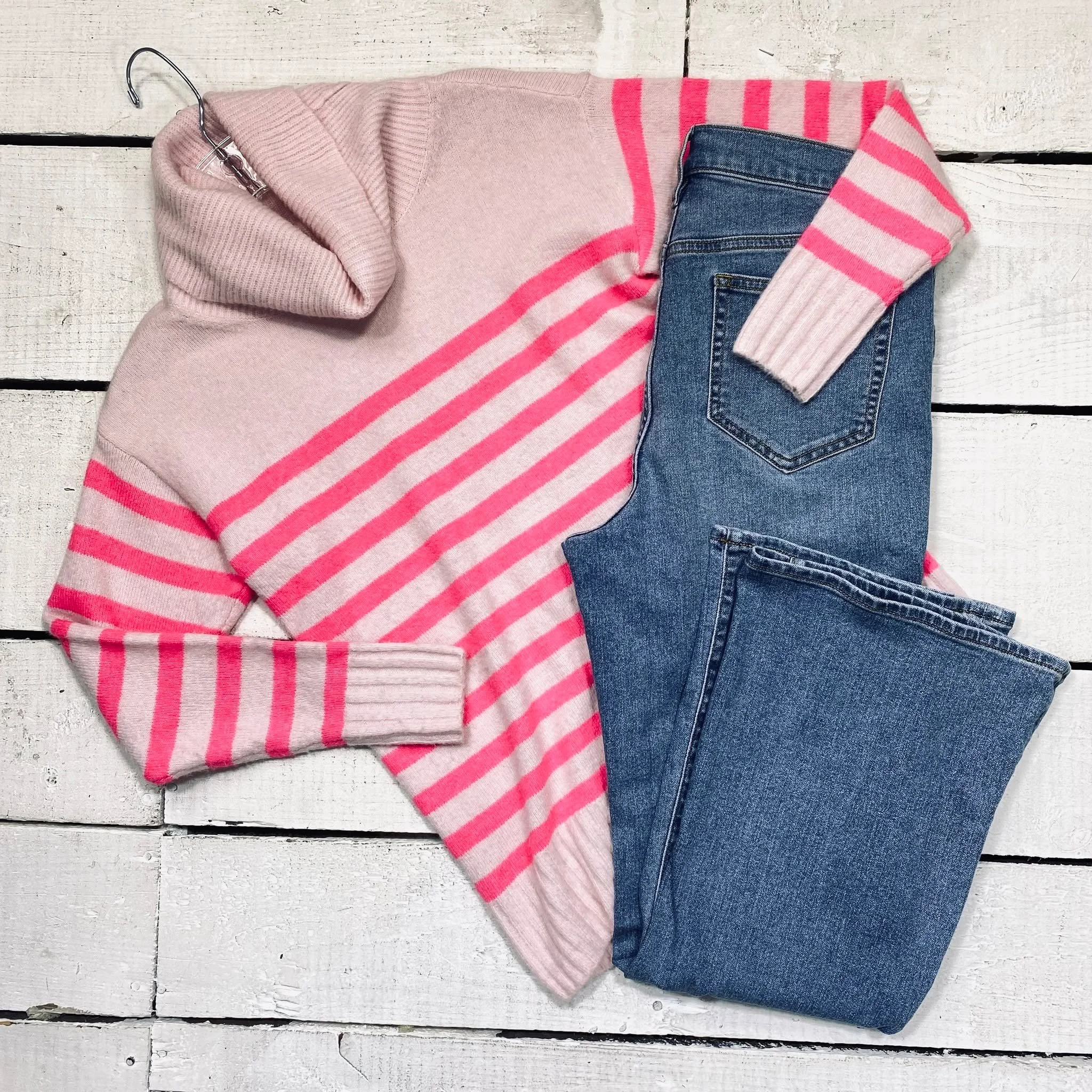 Loft Sweater Size XL, $12.95
Lands End Jeans Size 10, $12.95