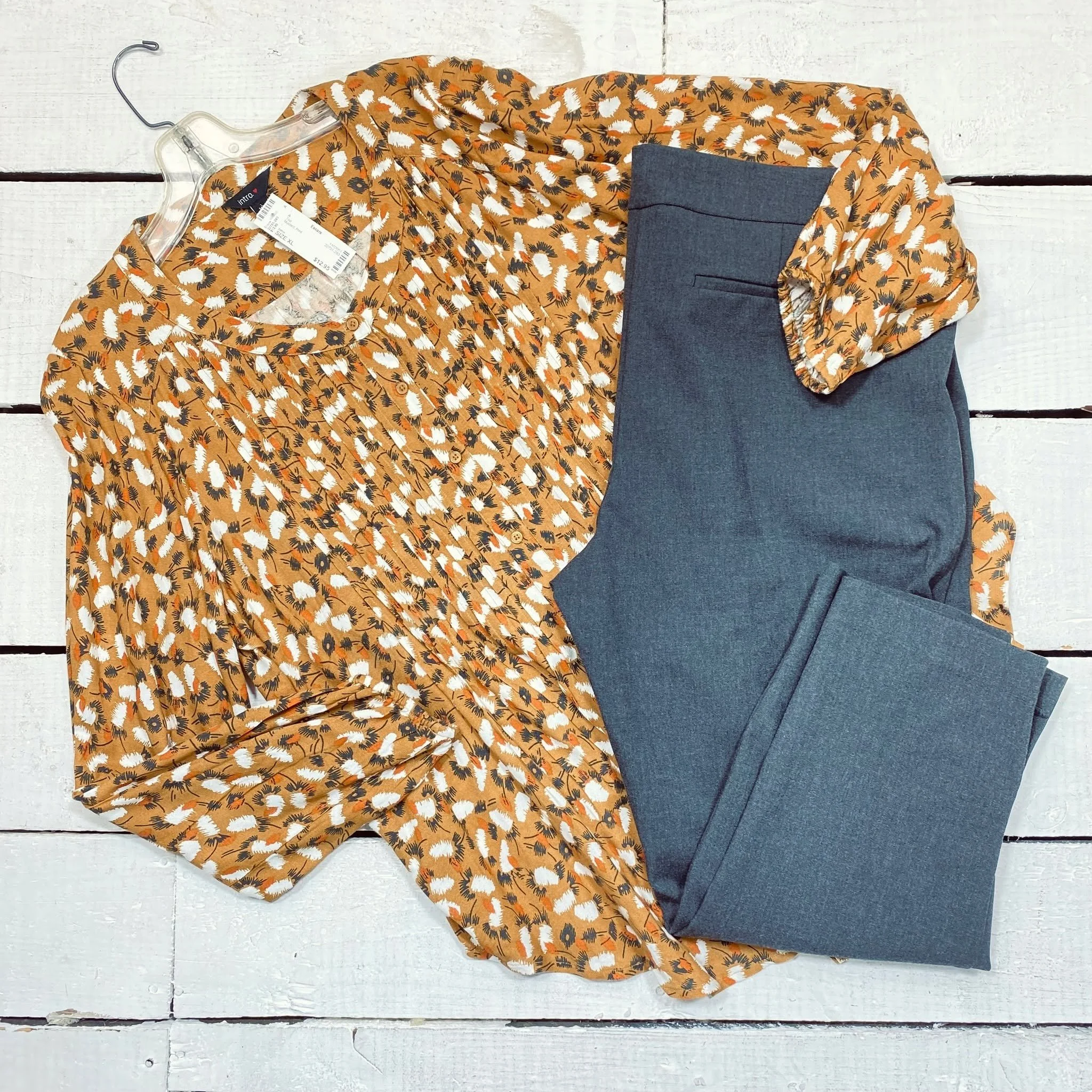 Intro Top Size XL, $12.95
Chicos Pants Size 18, $15.95