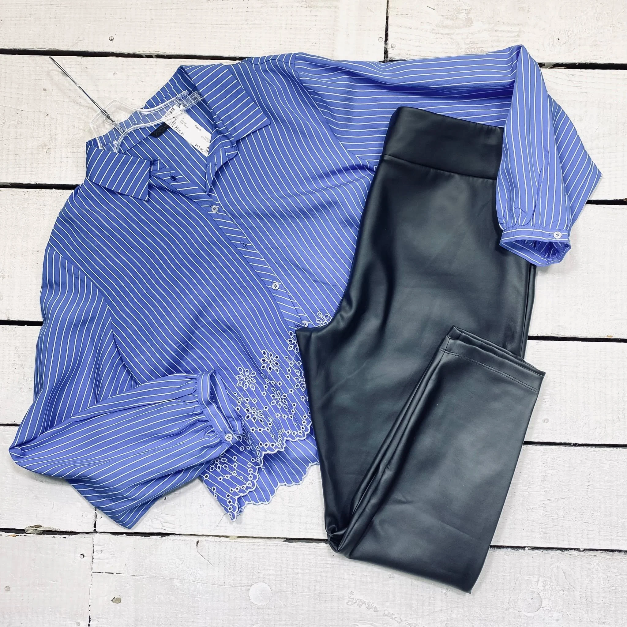 Zara Blouse Size XL, $15.95
Cabi Pants Size 16, $28.95