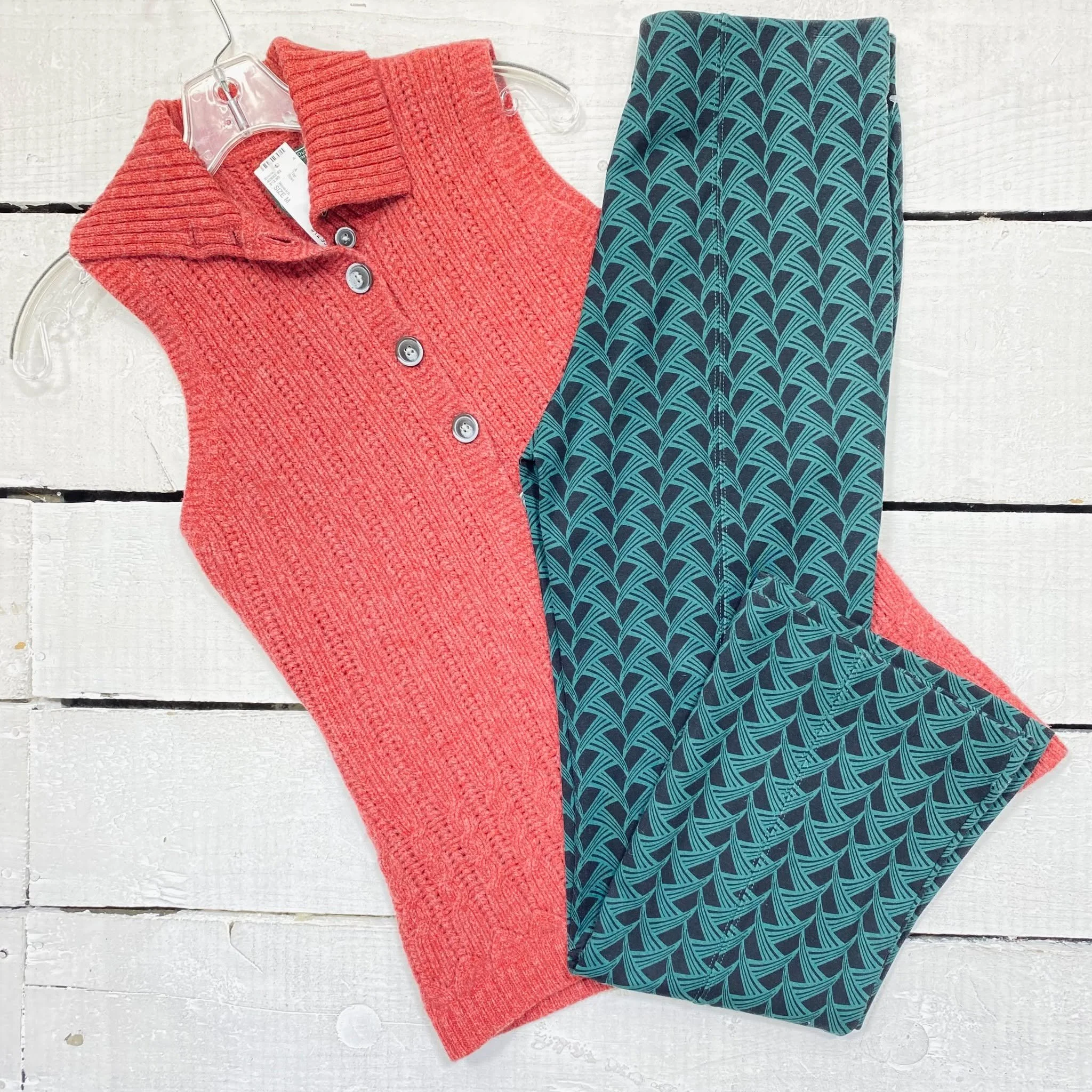 Woolrich Top Size M, $12.95
Truth by Republic Pants Size 2/3, $14.95