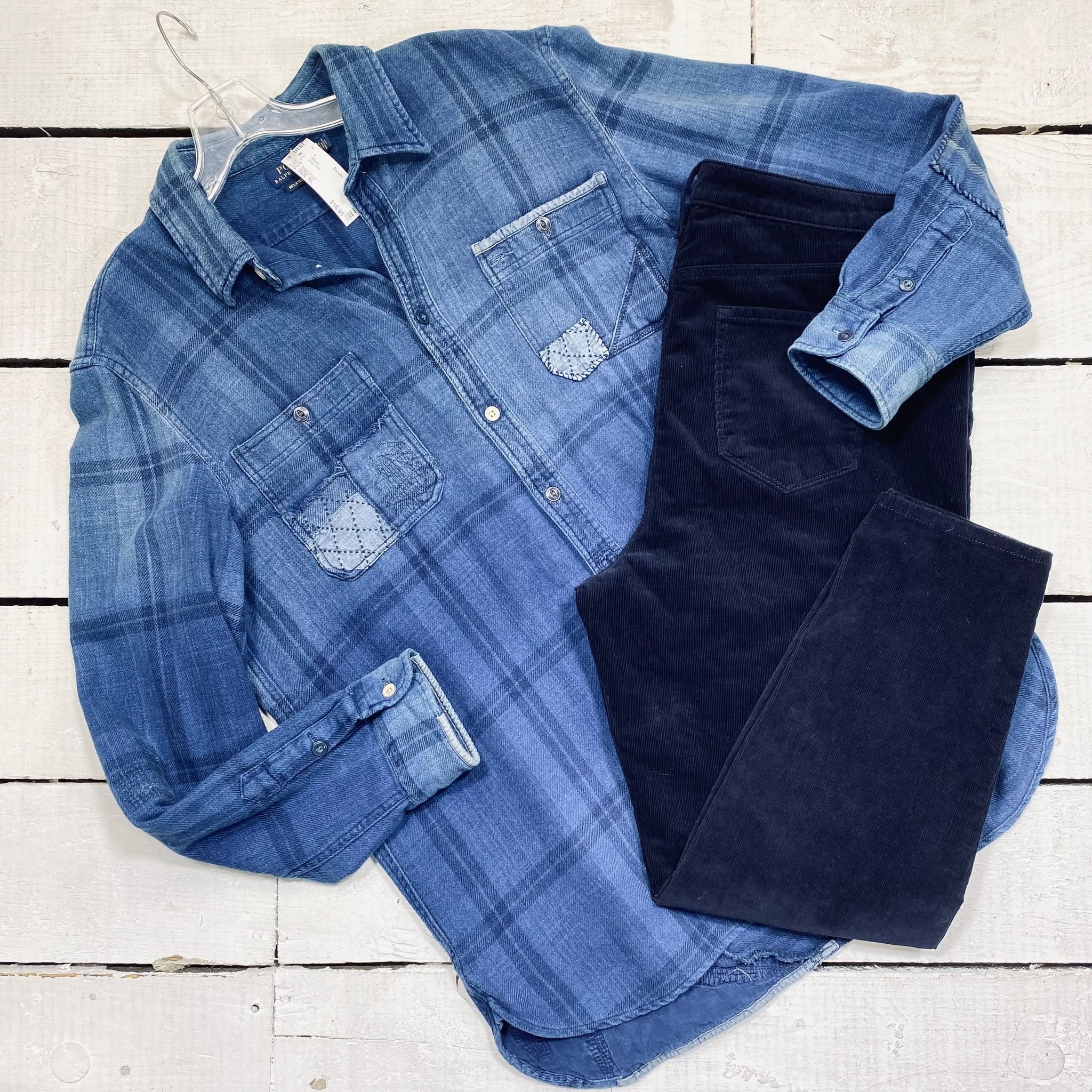 Ralph Lauren Blouse Size XL, $18.95
Talbots Pants Size 16P, $15.95