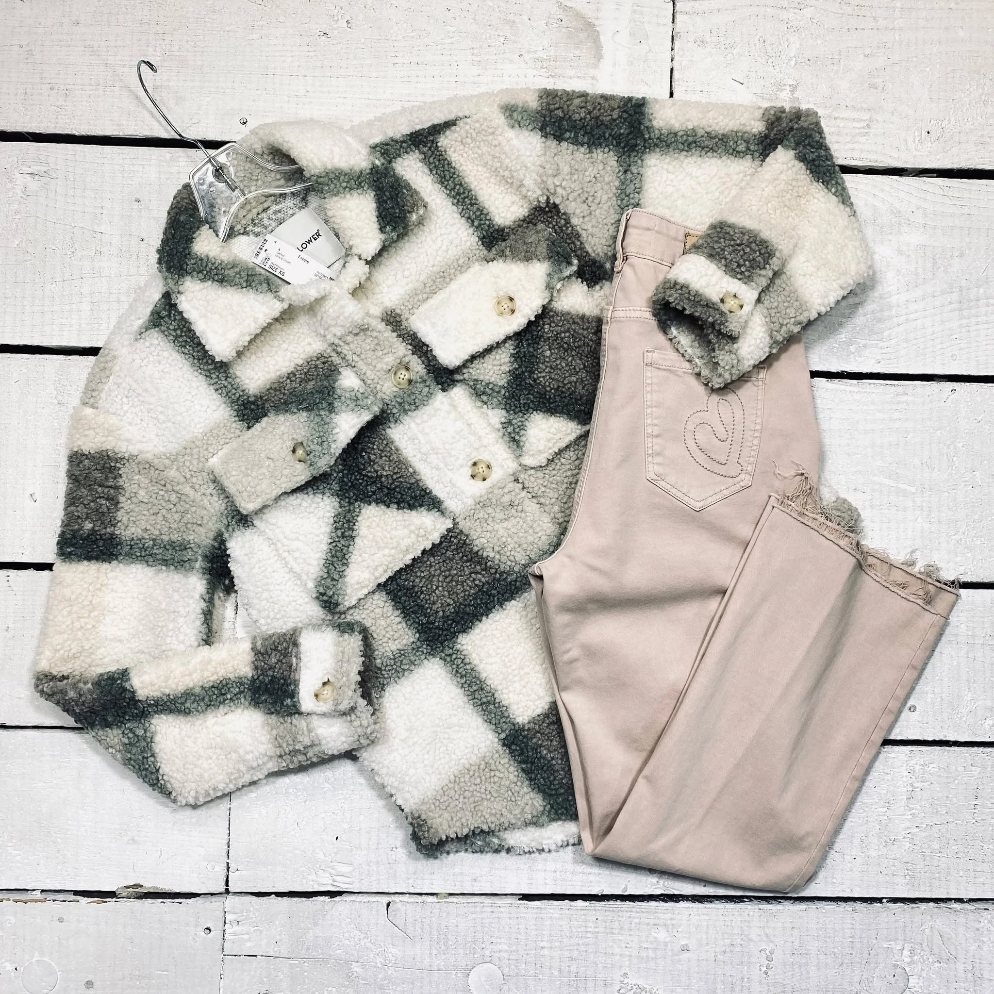 Wall Flower Jacket Size XS, $18.95
Charlie B Jeans Size 6, $15.95