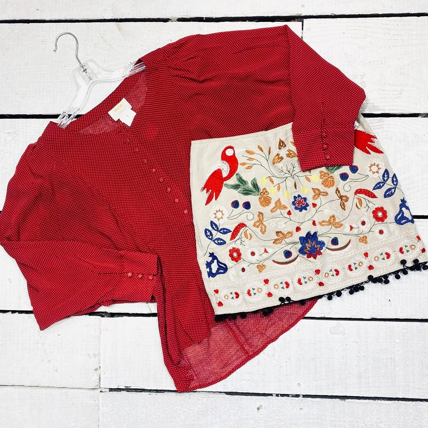 Maeve Top Size S, $14.95
Altar&rsquo;d State Skirt Size 0/2, $12.95