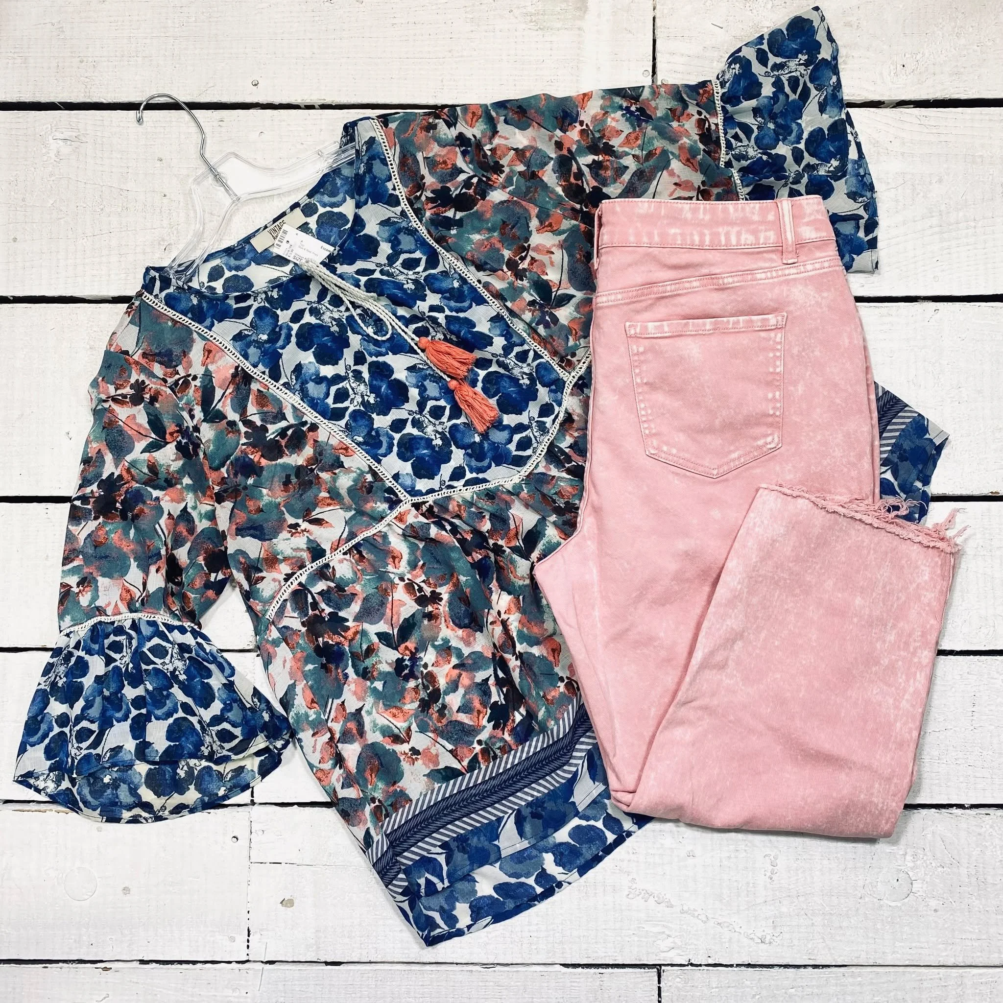 Vintage America Top Size 1X, $12.95
Jeans Size 18, $10.95