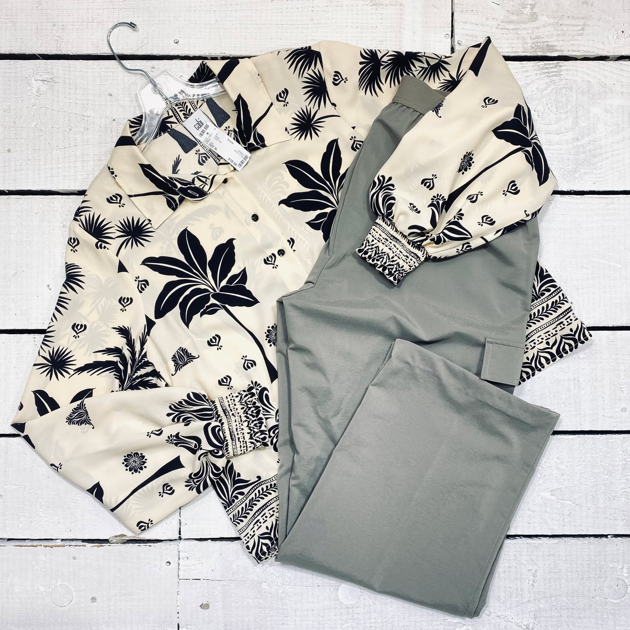 Cabi Blouse Size XL, $18.95
Stylus Pants Size 14, $12.95