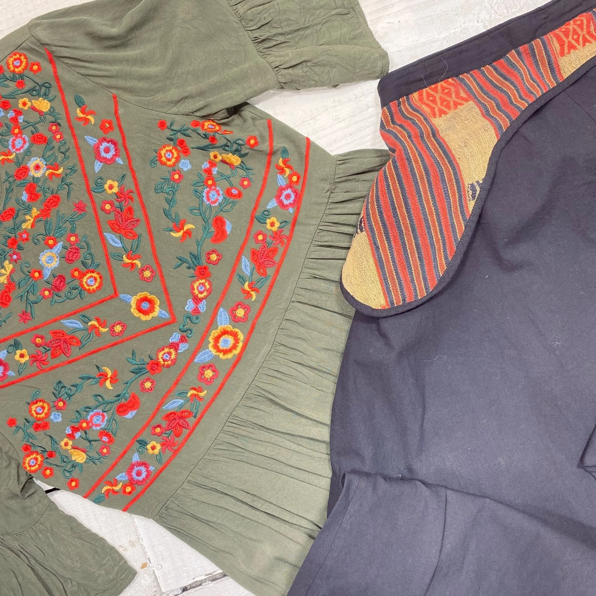 Top Size M, $12.95
Pants Size 10, $15.95