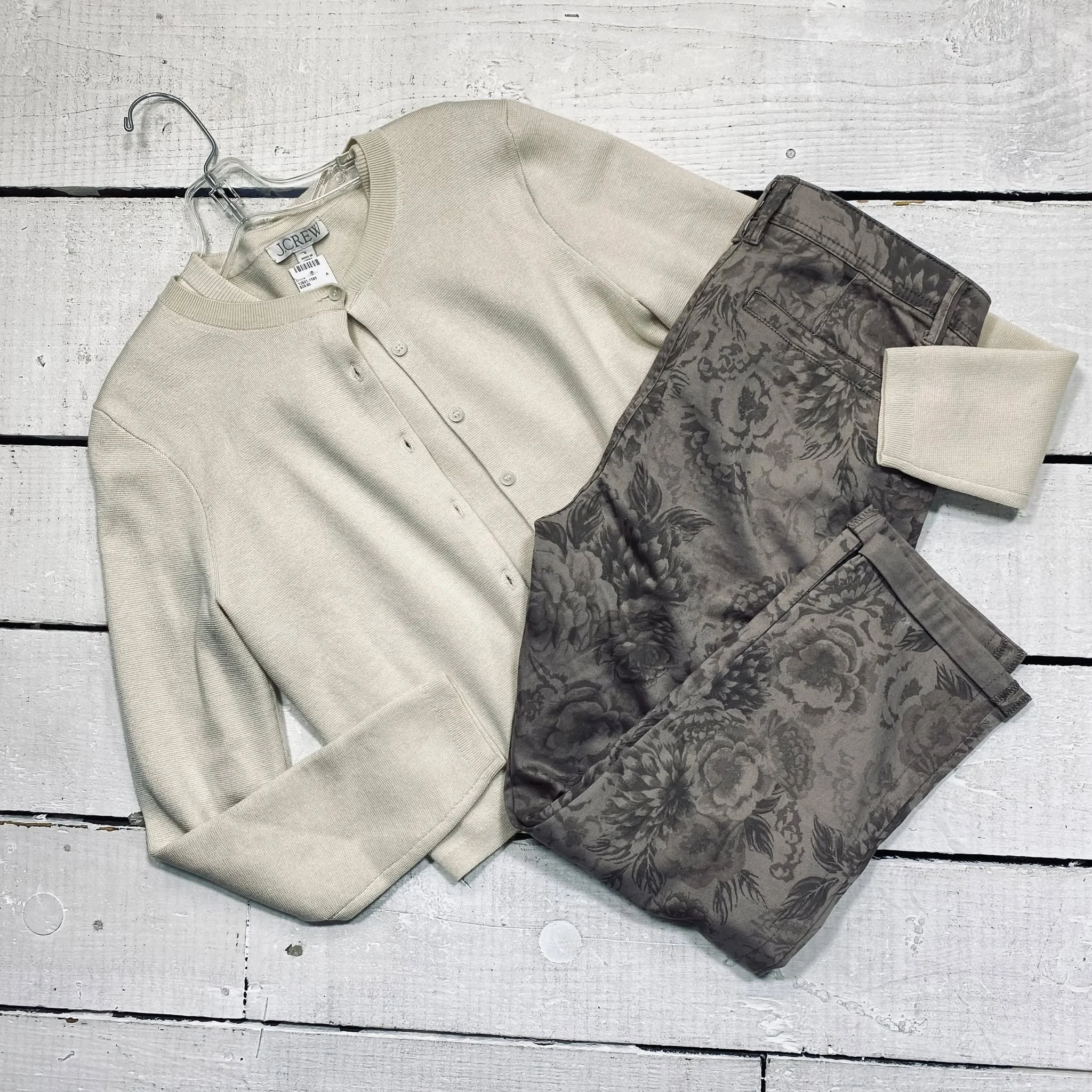 J Crew 2PC Top Size S, $20.95
Democracy Pants Size 4, $12.95