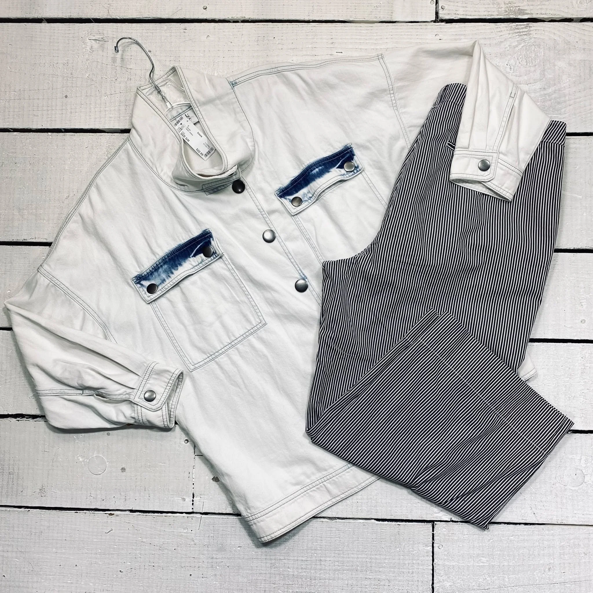 Cabi Blouse Size S/M, $22.95
Talbots Capris Size 14, $10.95