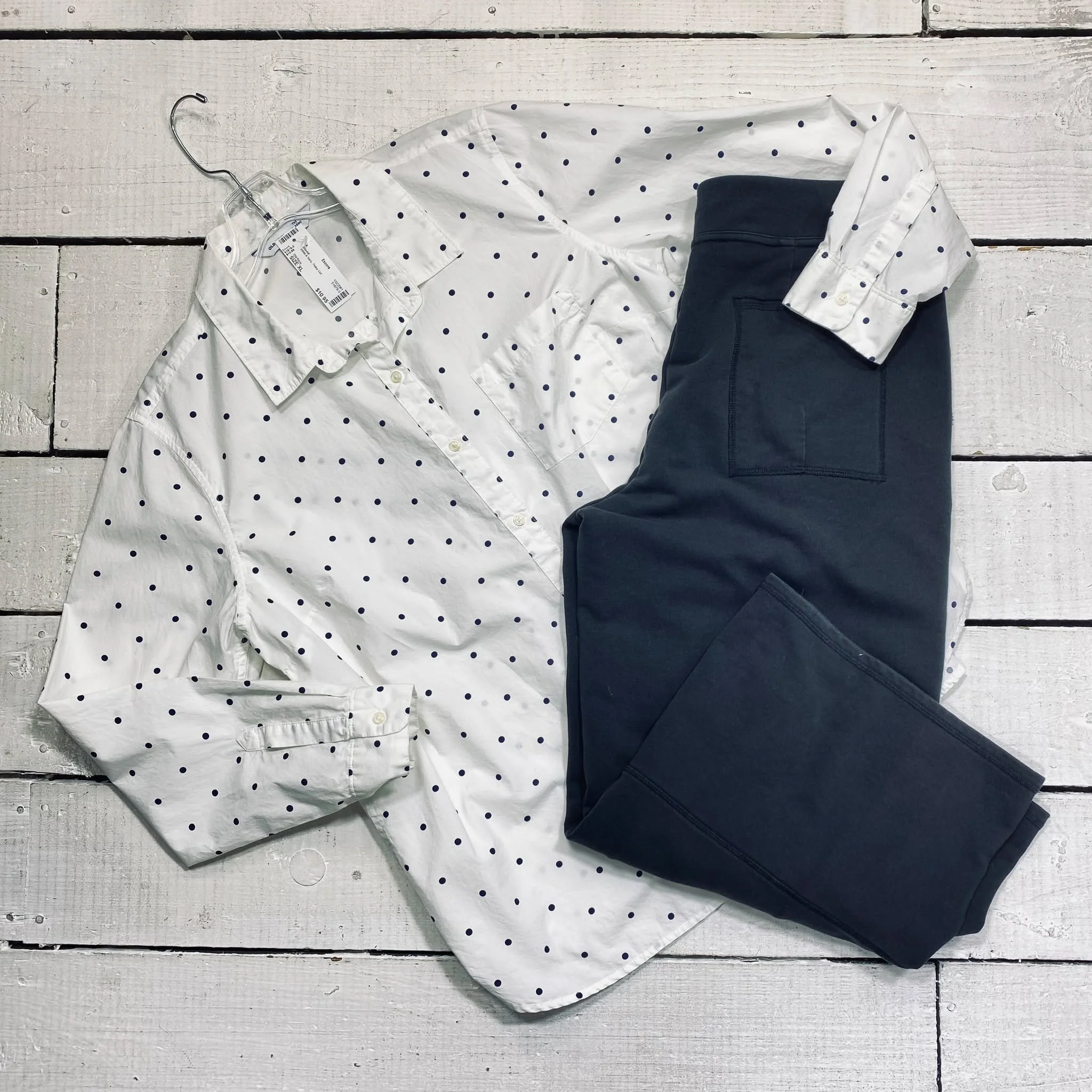 Old Navy Blouse Size XL, $10.95
Liv Pants Size 14, $10.95