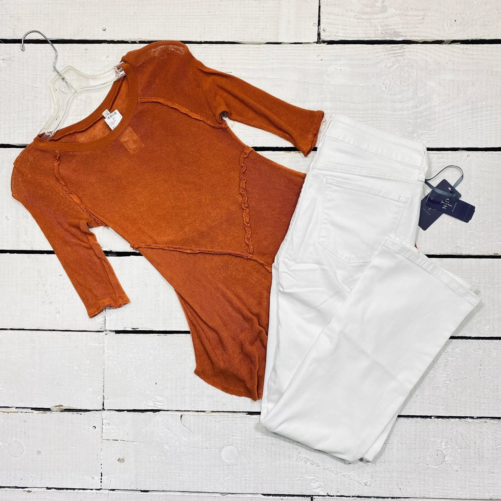 Free People Top Size XS, $14.95
NYDJ Jeans Size 8P, $18.95