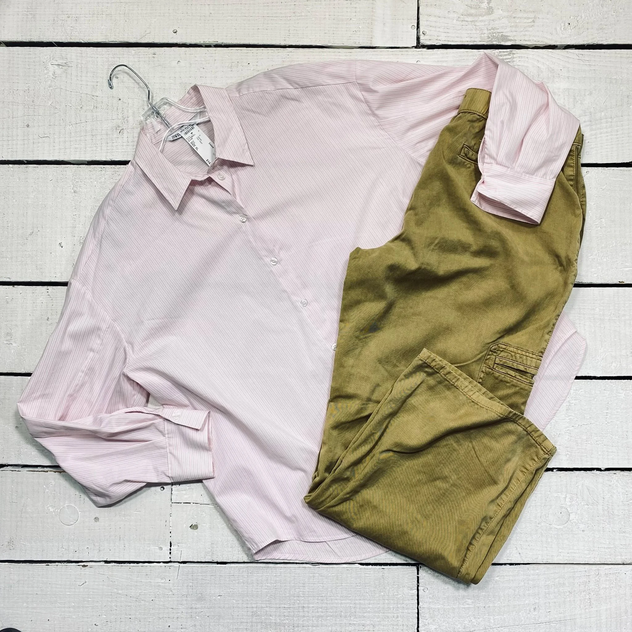 Zara Blouse Size XL, $14.95
Maurices Pants Size 16, $10.95