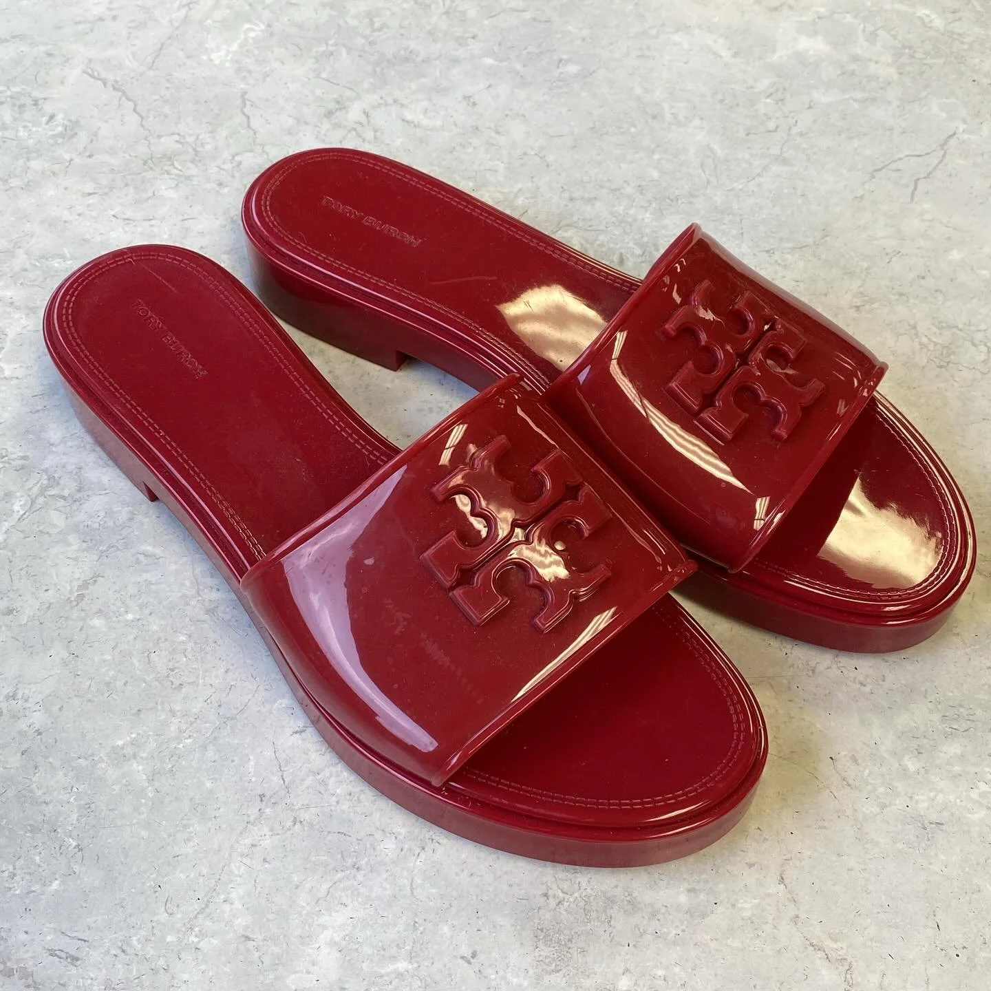 Tory Burch Slides Size 10, $58.95!