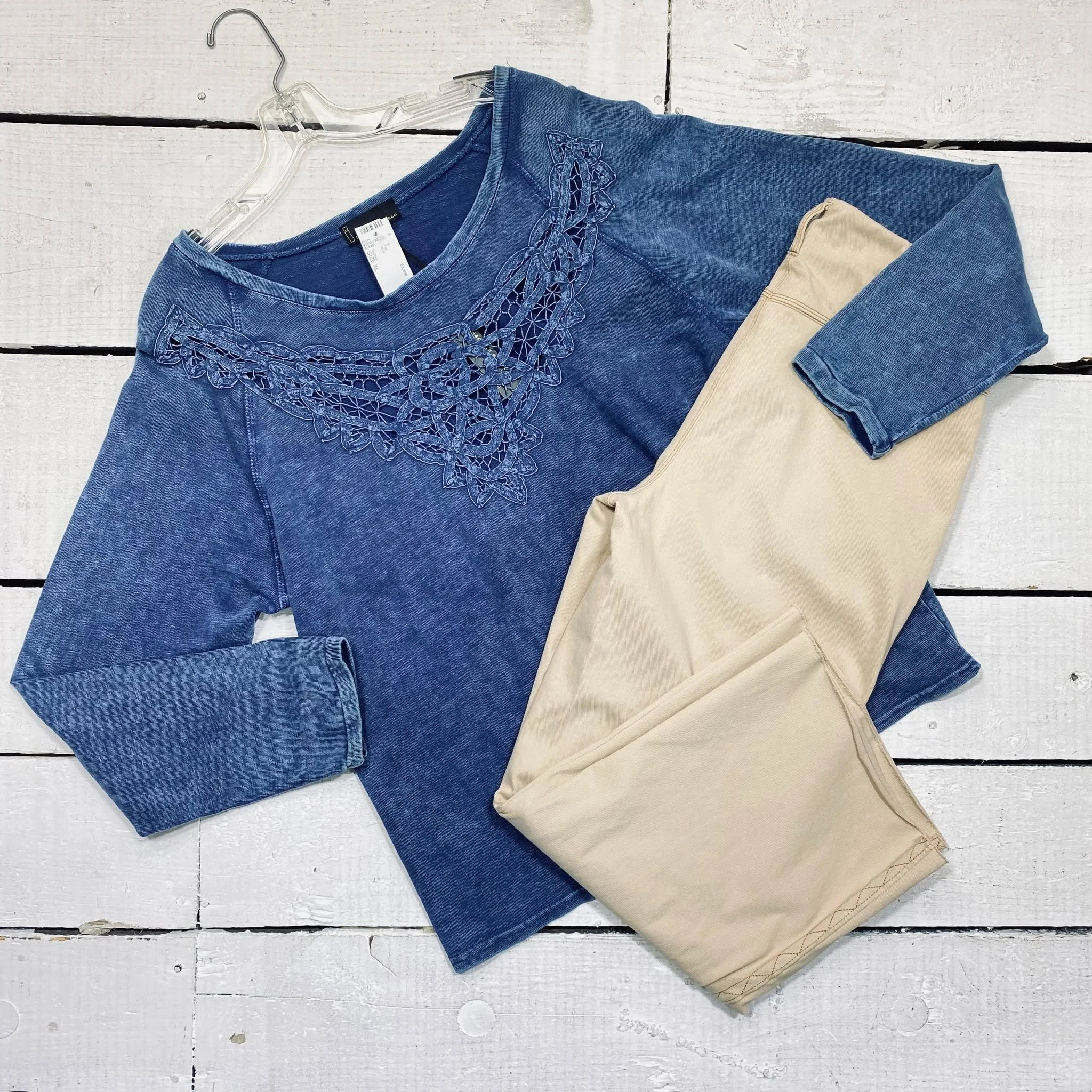 Buffalo Top Size XL, $14.95
Lysse Pants Size 14, $18.95