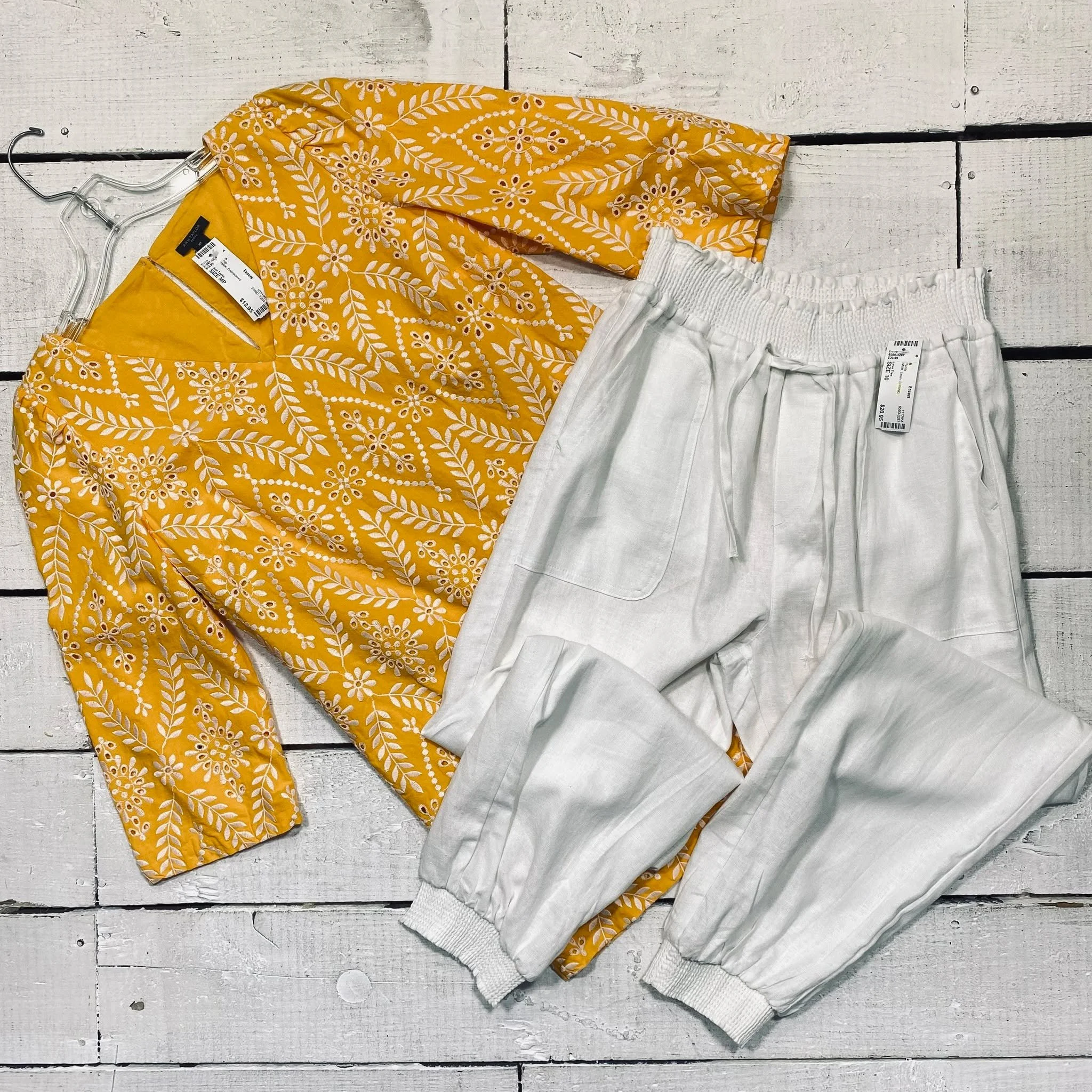 Ann Taylor Top Size MP, $12.95
Love Tree Pants Size 10, $20.95