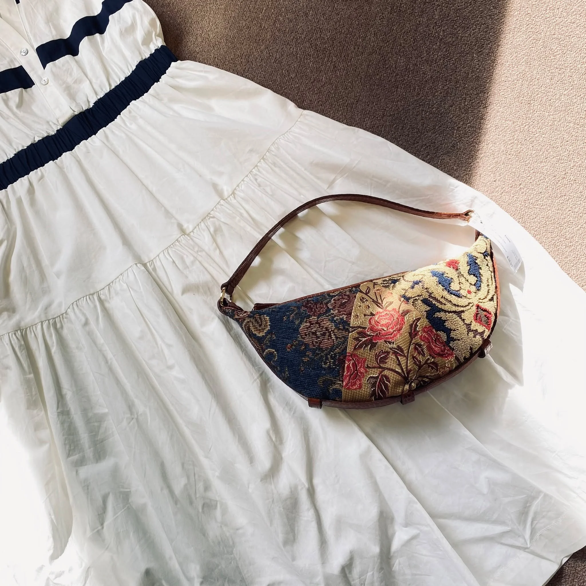 AVARA Dress Size 8, $20.95
Clever Carriage Company Purse, $38.95