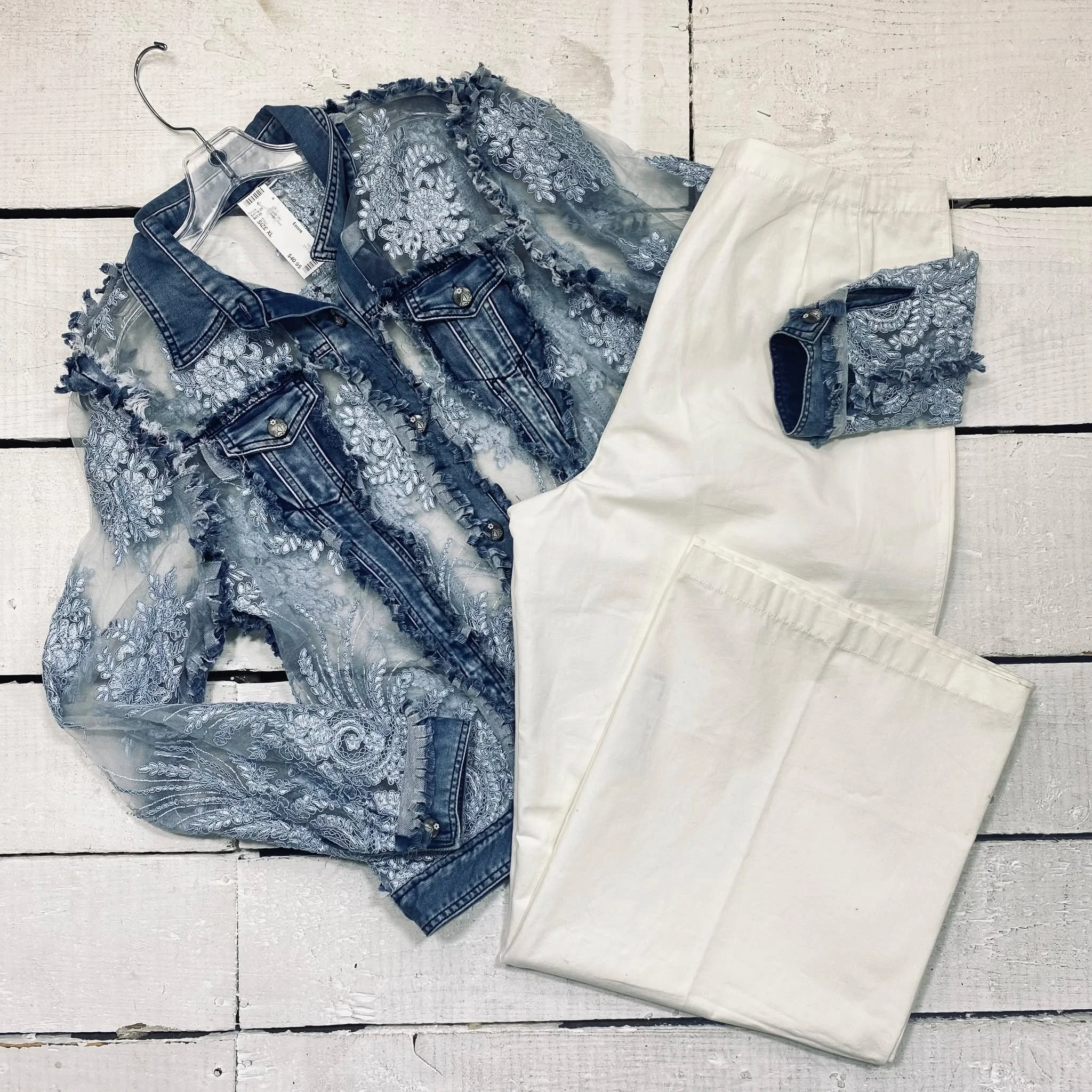 Ethyl Jean Jacket Size XL, $40.95
Emanuel Ungaro Pants Size 16, $40.95