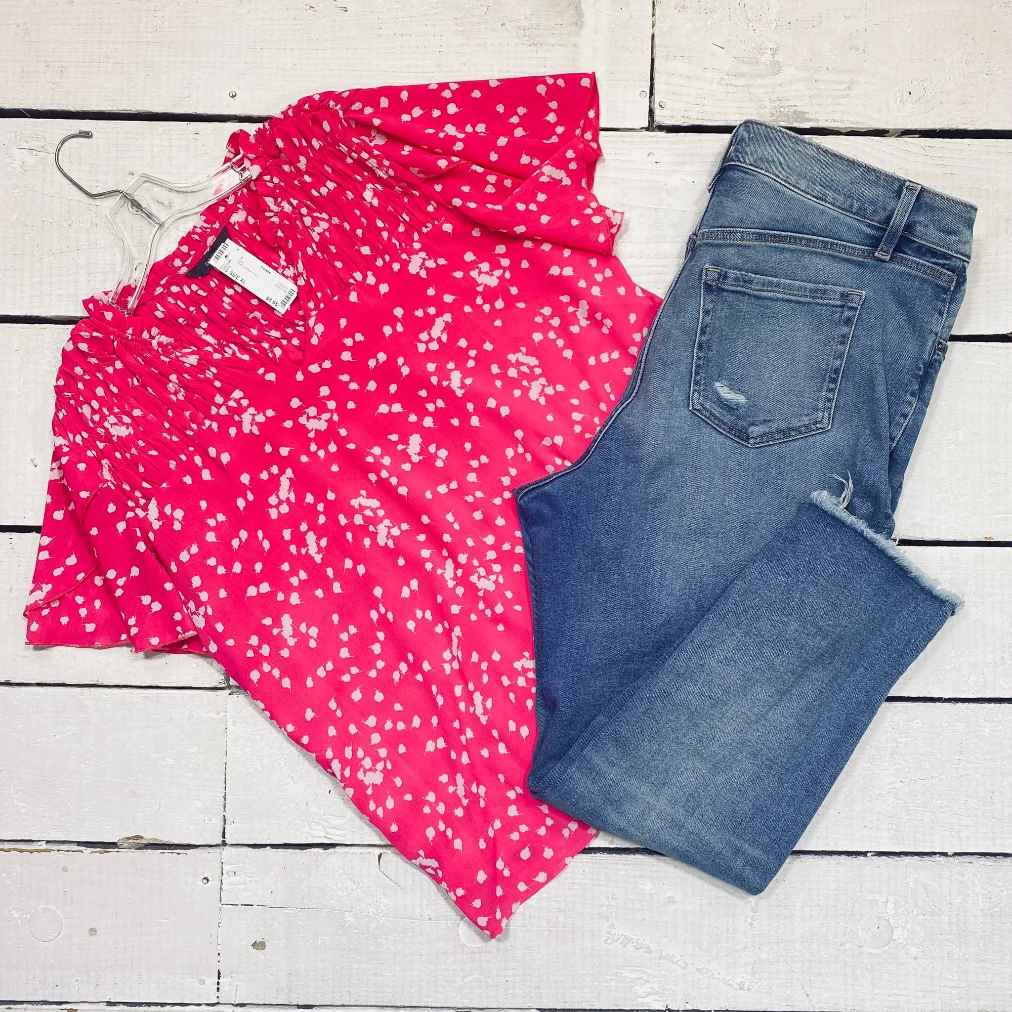 Top Size XL, $8.55
Lane Bryant Jeans Size 16, $14.95