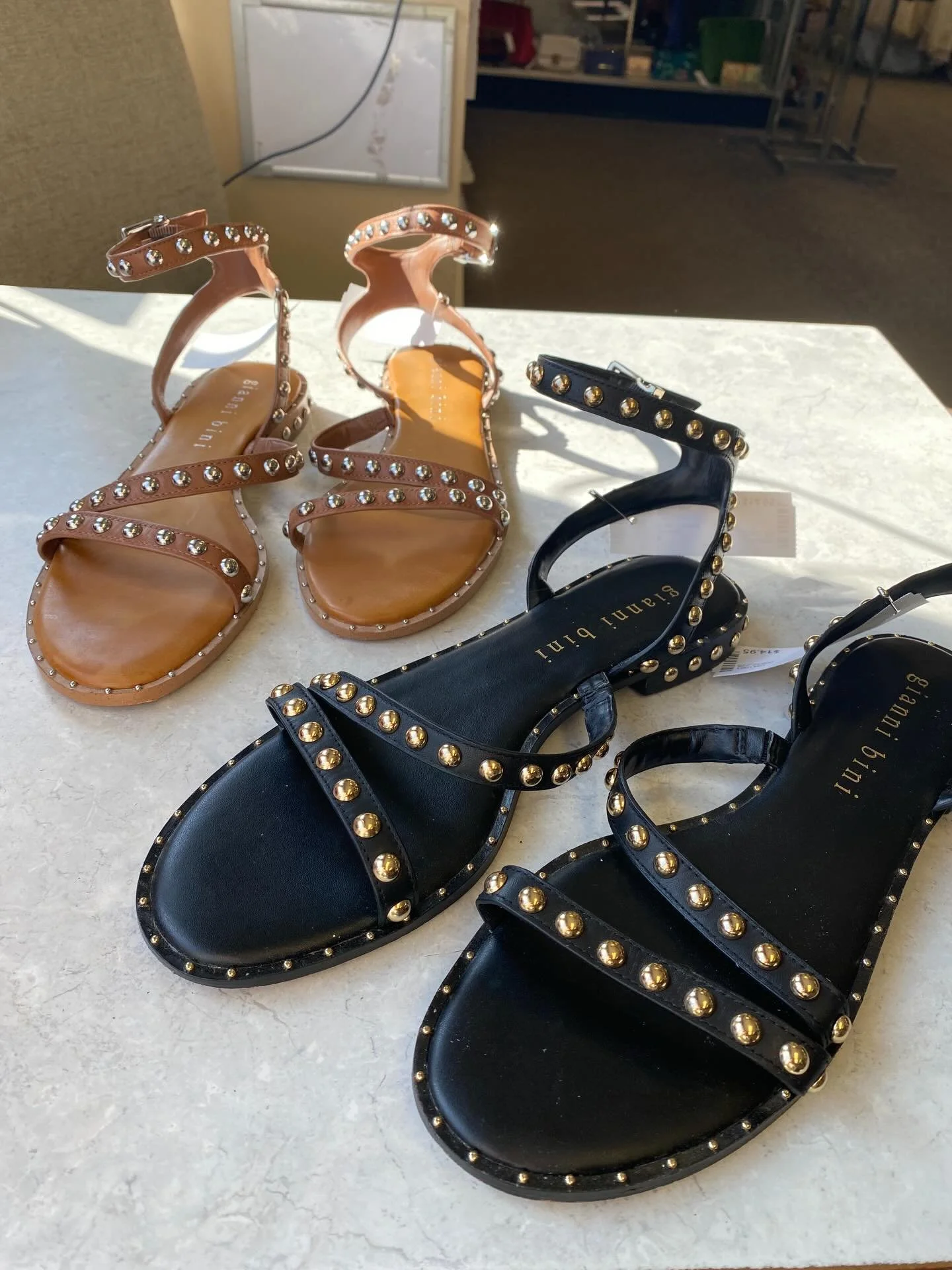 Gianni Bini studded sandals size 10, $14.95 each! 🔥