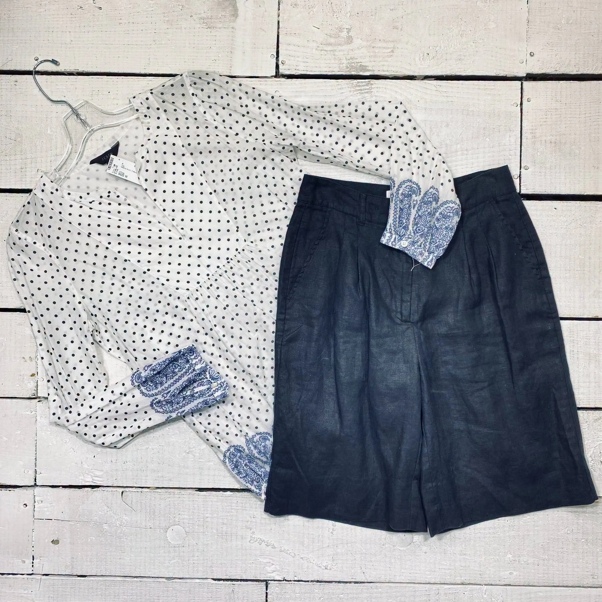 J Crew Top Size M, $12.95
Le' AL.X Shorts Size 4, $35.95