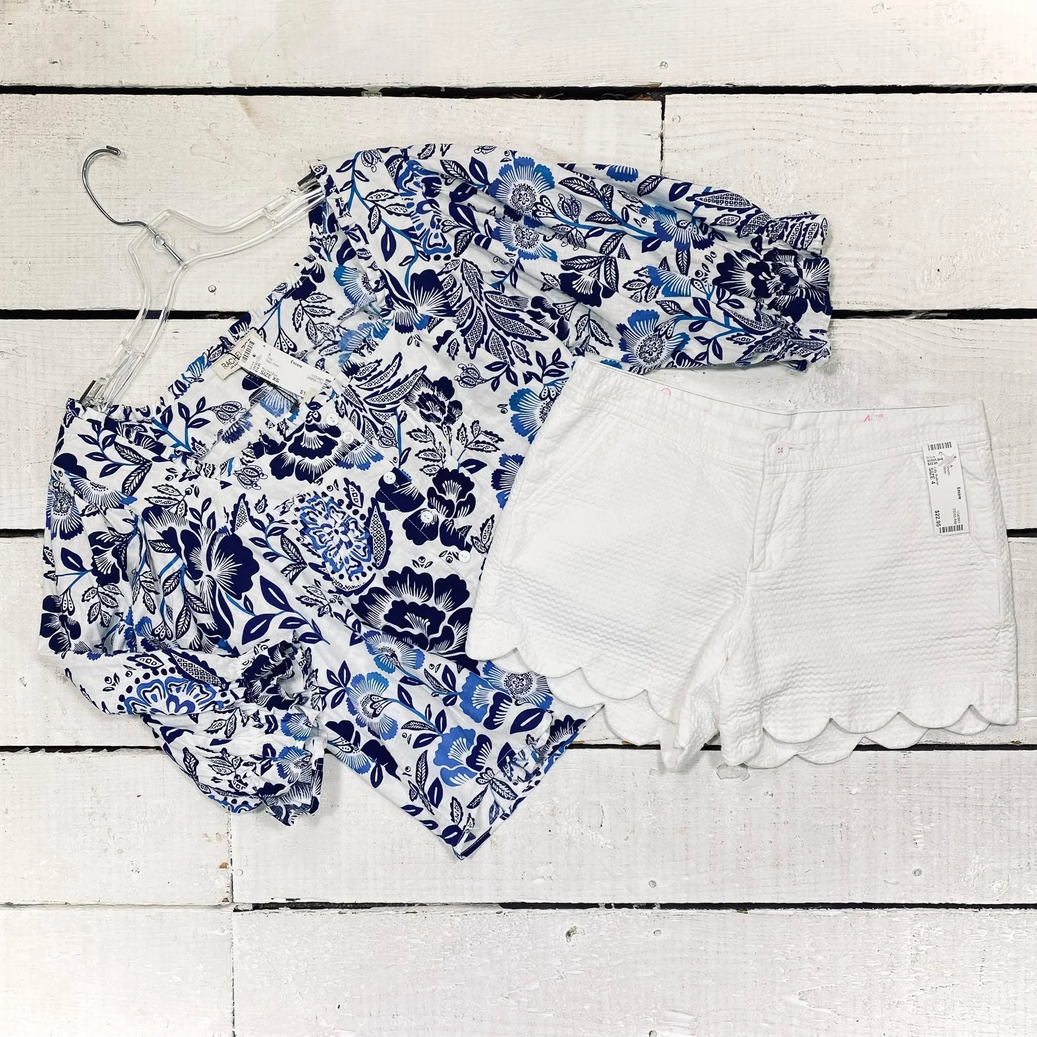 Rachel Zoe Top Size XS, $14.95
Lilly Pulitzer Shorts Size 4, $22.95