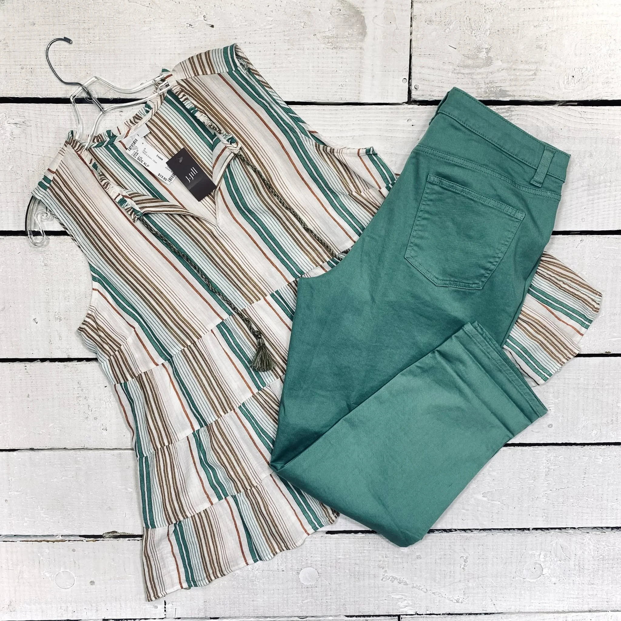 J Jill Shell Size XLP, $15.95
Talbots Pants Size 16, $20.95