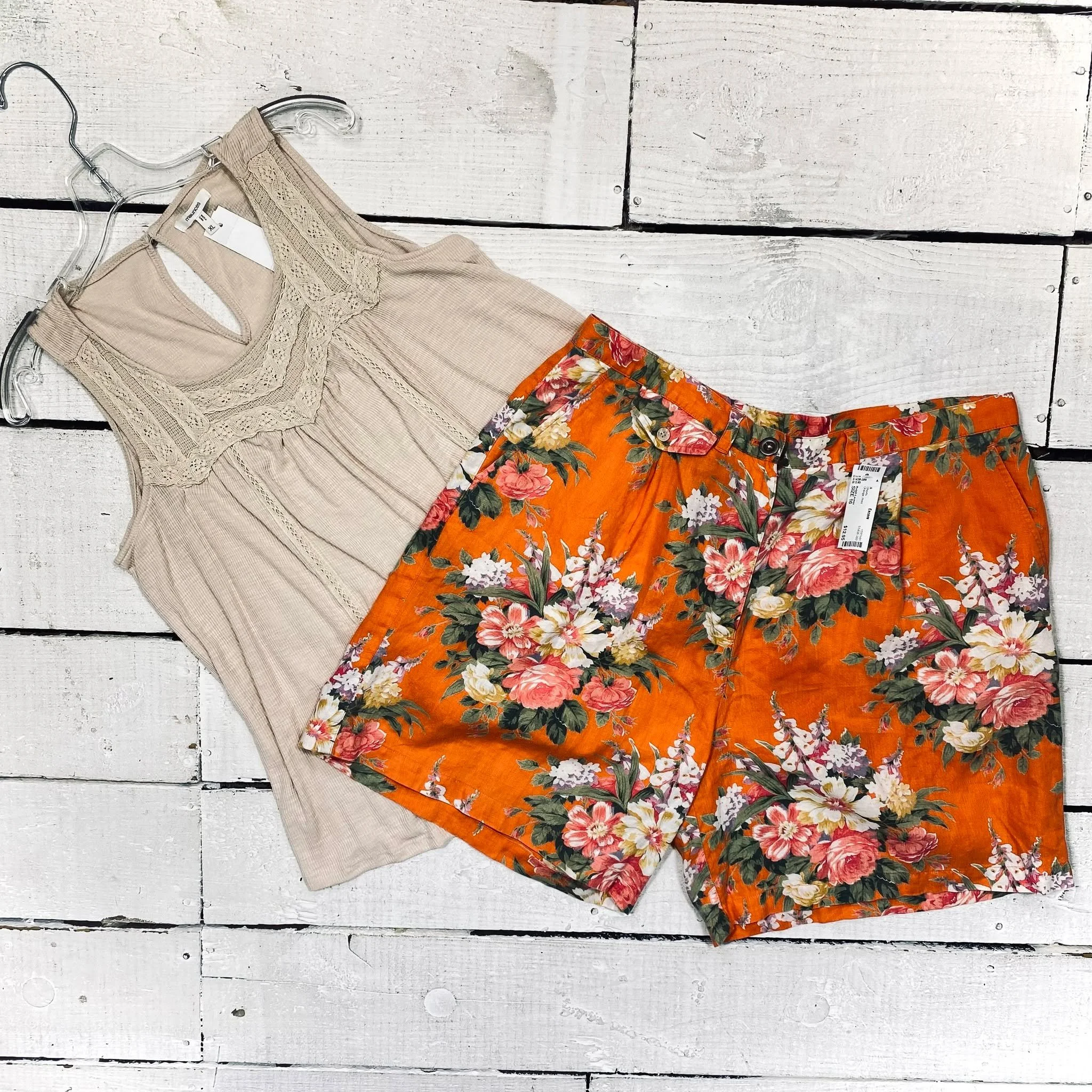 Maurices Shell Size XL, $6.26
Ralph Lauren Shorts Size 16, $12.95