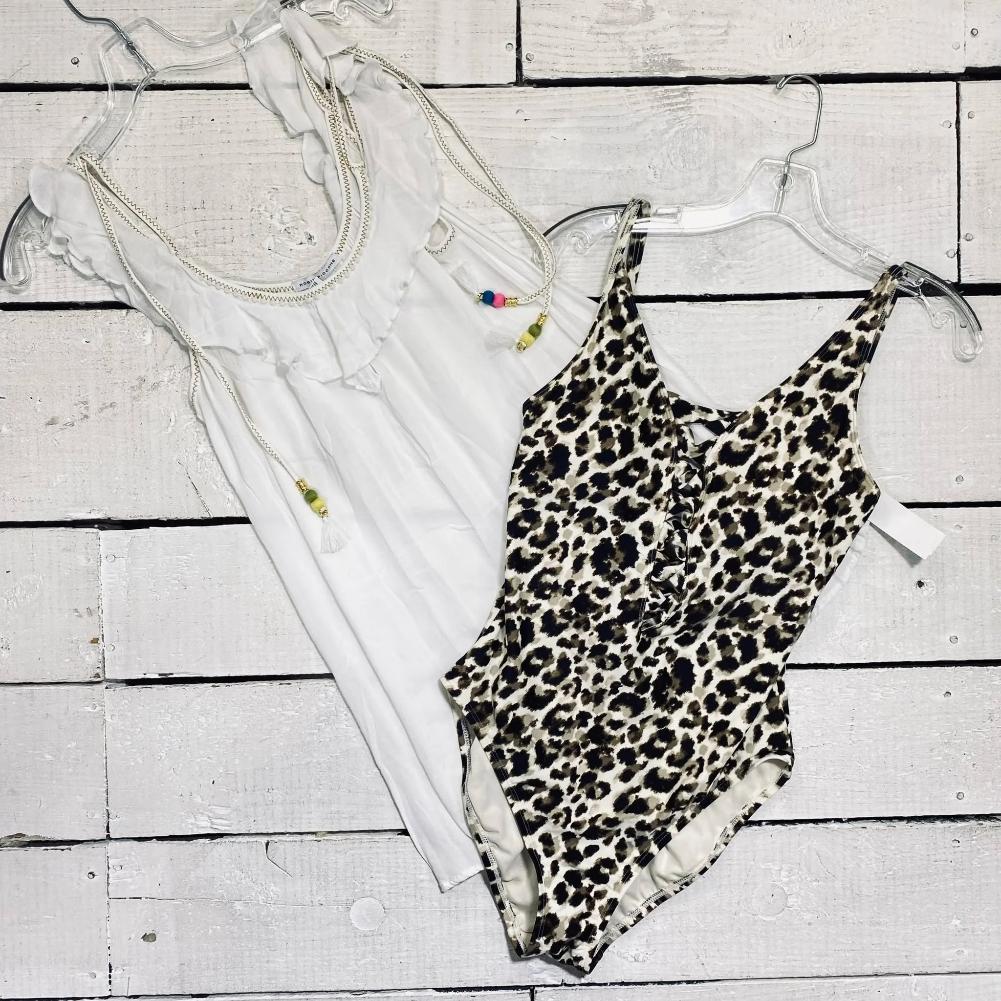 BLEU Swimsuit Size M, $22.95
Robin Piccone Coverup Size M, $22.95
