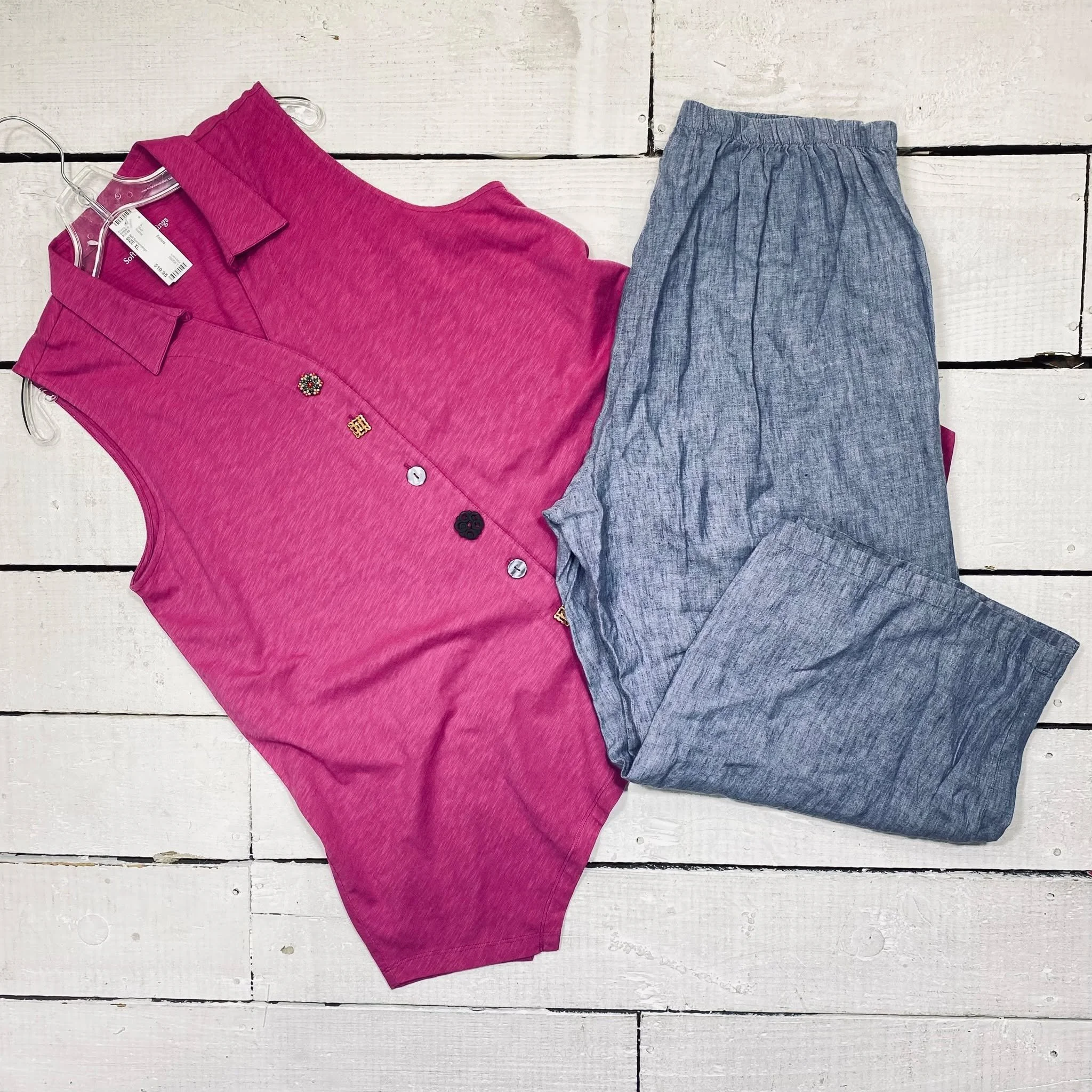 Soft Surroundings Size XL, $10.95
Flax Linen Pants Size 14, $15.95