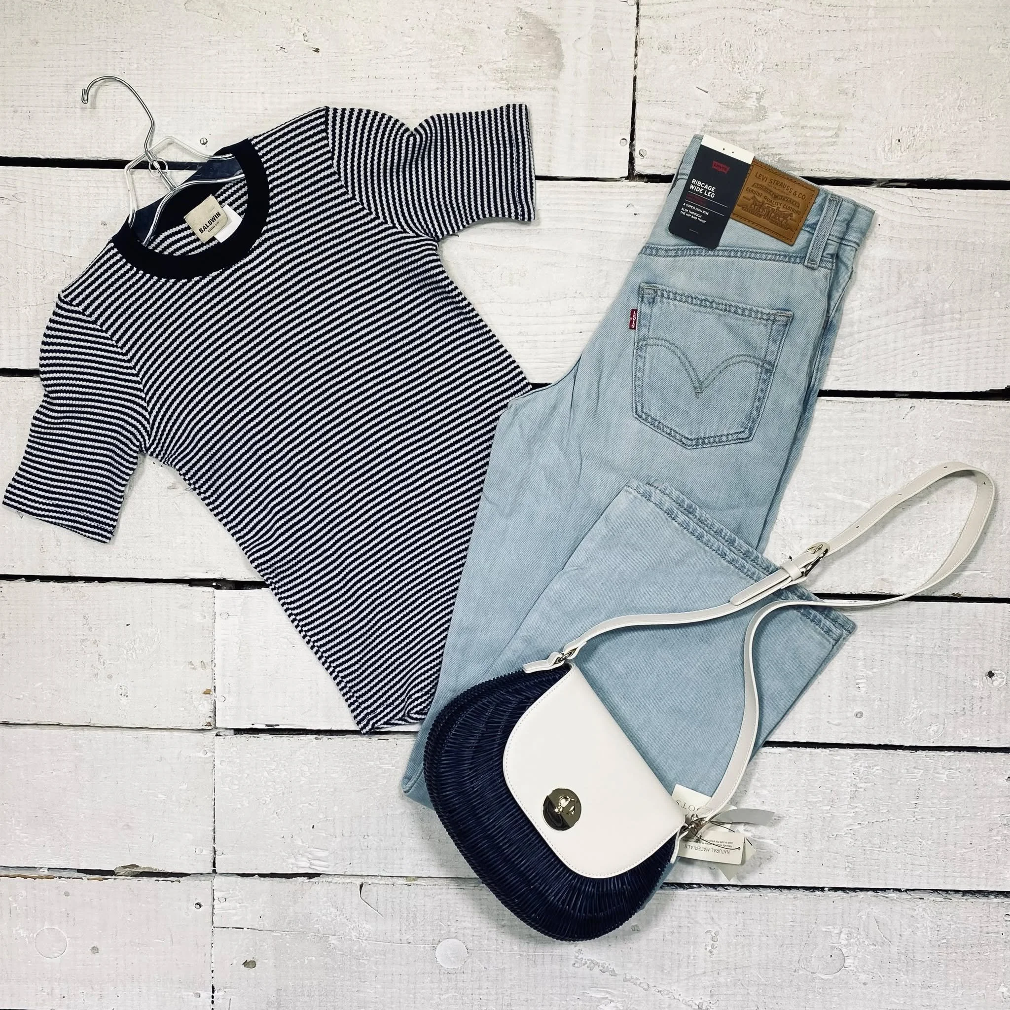 Baldwin Top Size S, $15.95
Levis Jeans Size 4, $35.95
Talbots Purse, $47.95