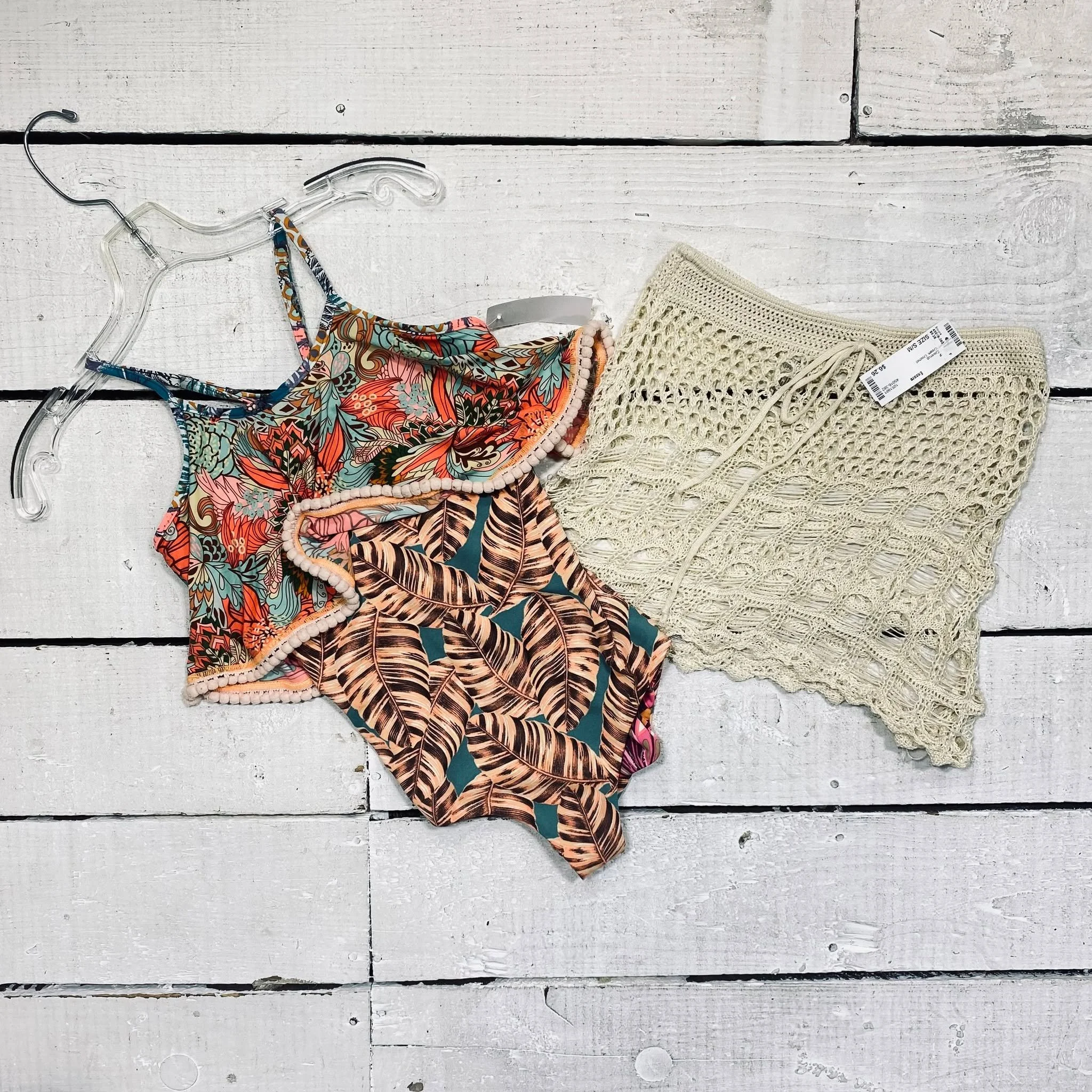 Swimsuit Size S, $10.95
Coverup, $6.26