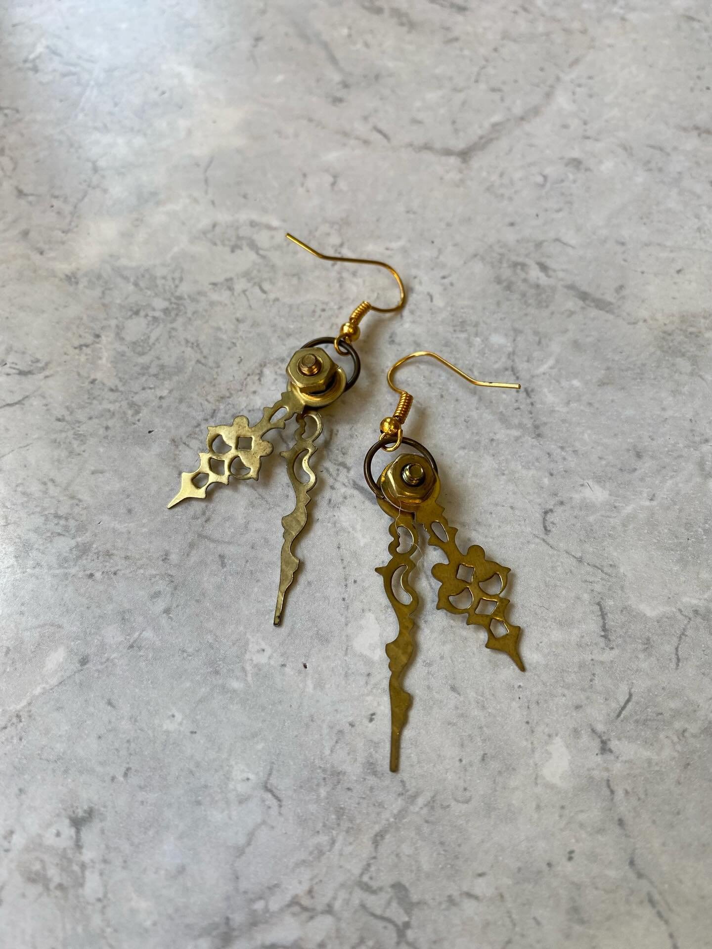 Clock dial earrings $8.55! ⏰