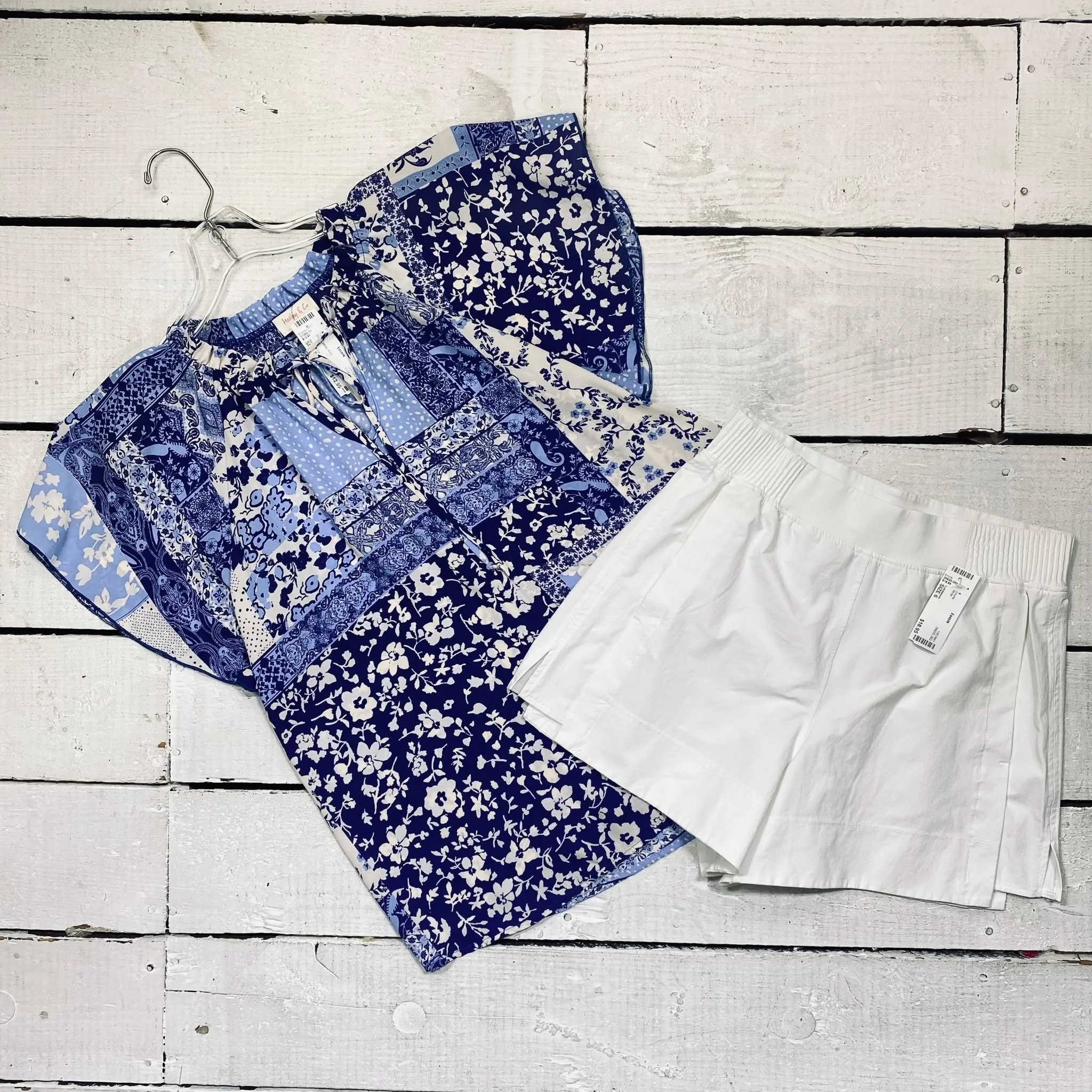 Hailey &amp; Co Top Size S, $12.95
Lululemon Shorts Size 6, $18.95