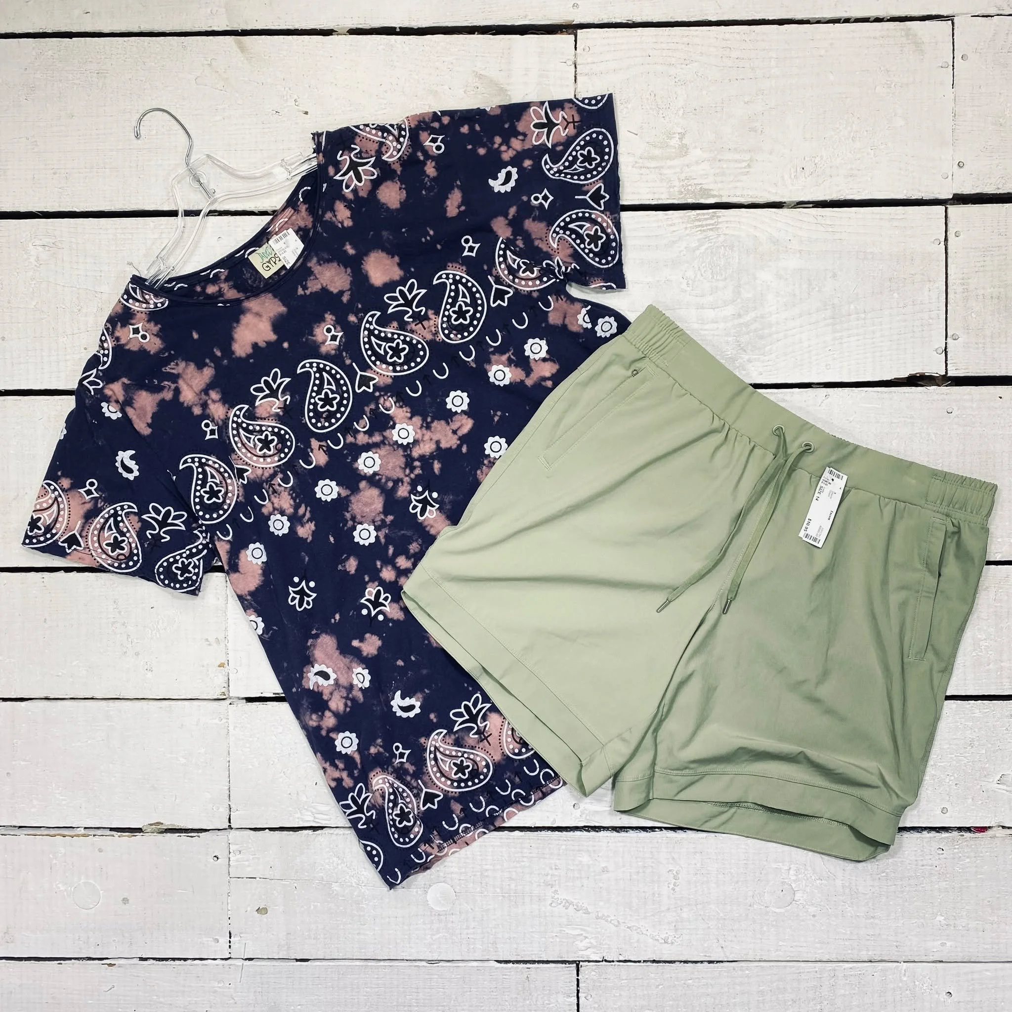 Blouse Size XL, $14.95
Calia Shorts Size 14, $10.95