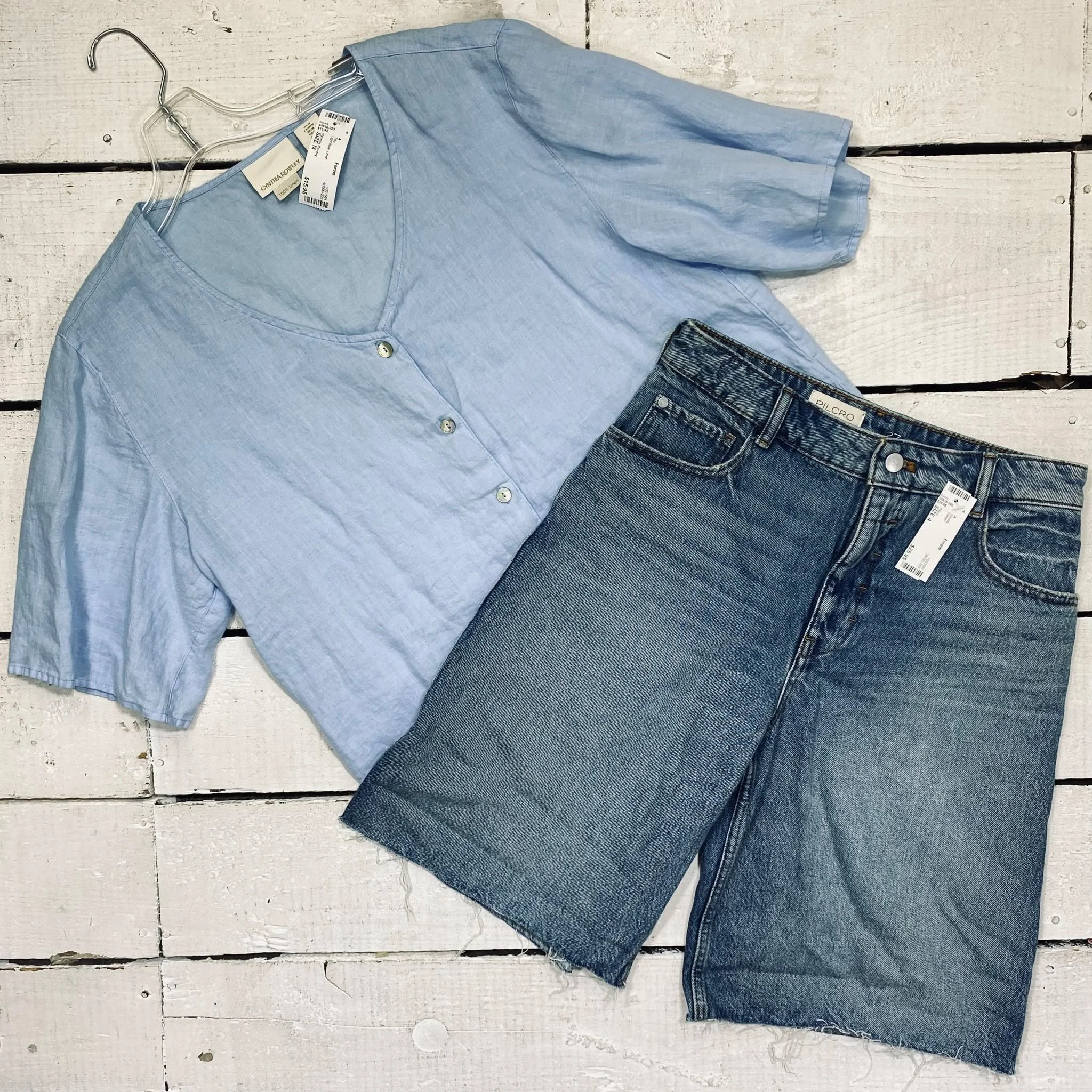 Cynthia Rowley Top Size M, $15.95
Pilcro Shorts Size 4, $25.95