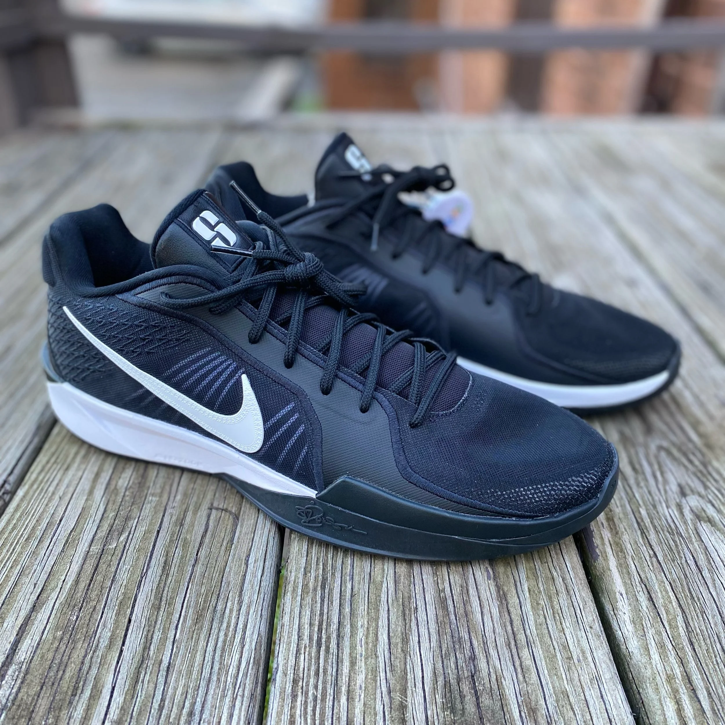 Mens Nike Sabrina 2 TB Tennis Shoes at a size 12.5! These were $135 NEW, our price only $45.99! 🖤🤍🖤🤍