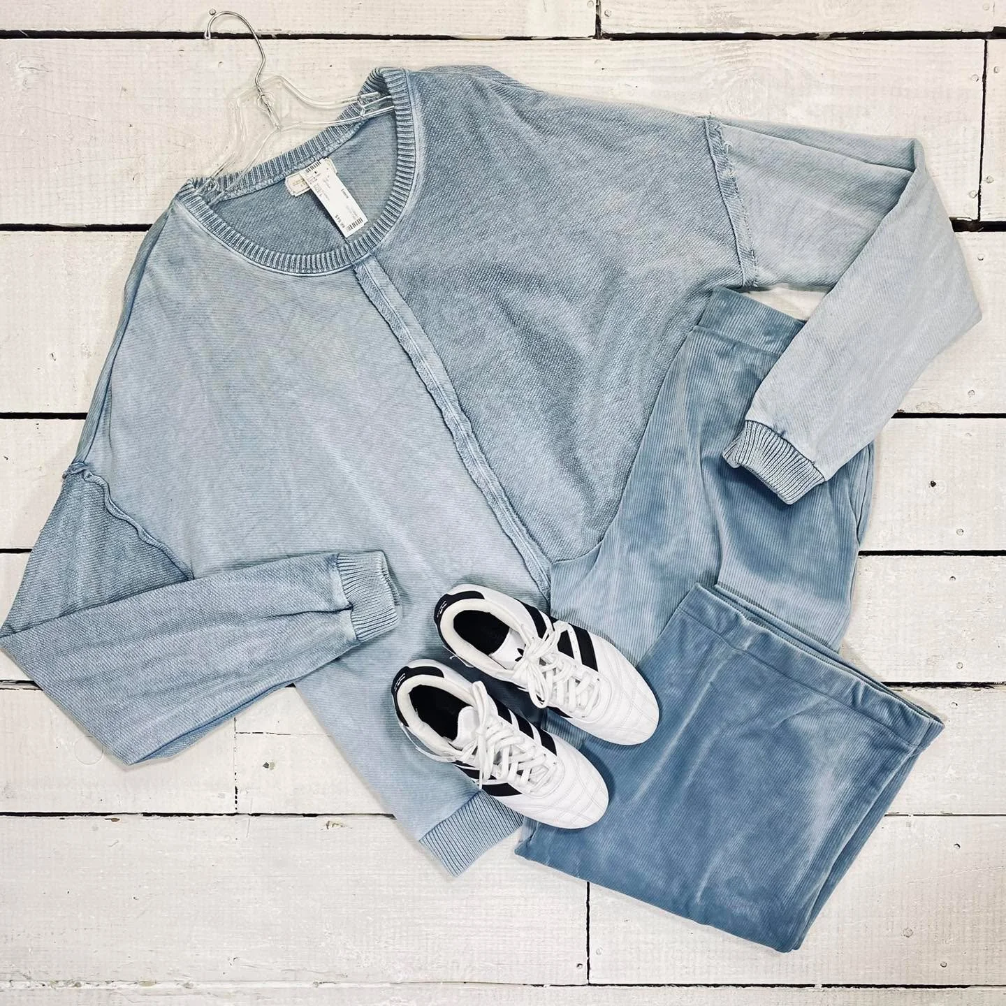Simply Southern Top Size L, $15.99
Lou Grey Pants Size 10, $14.99
Adidas Tennis Size 8, $18.99