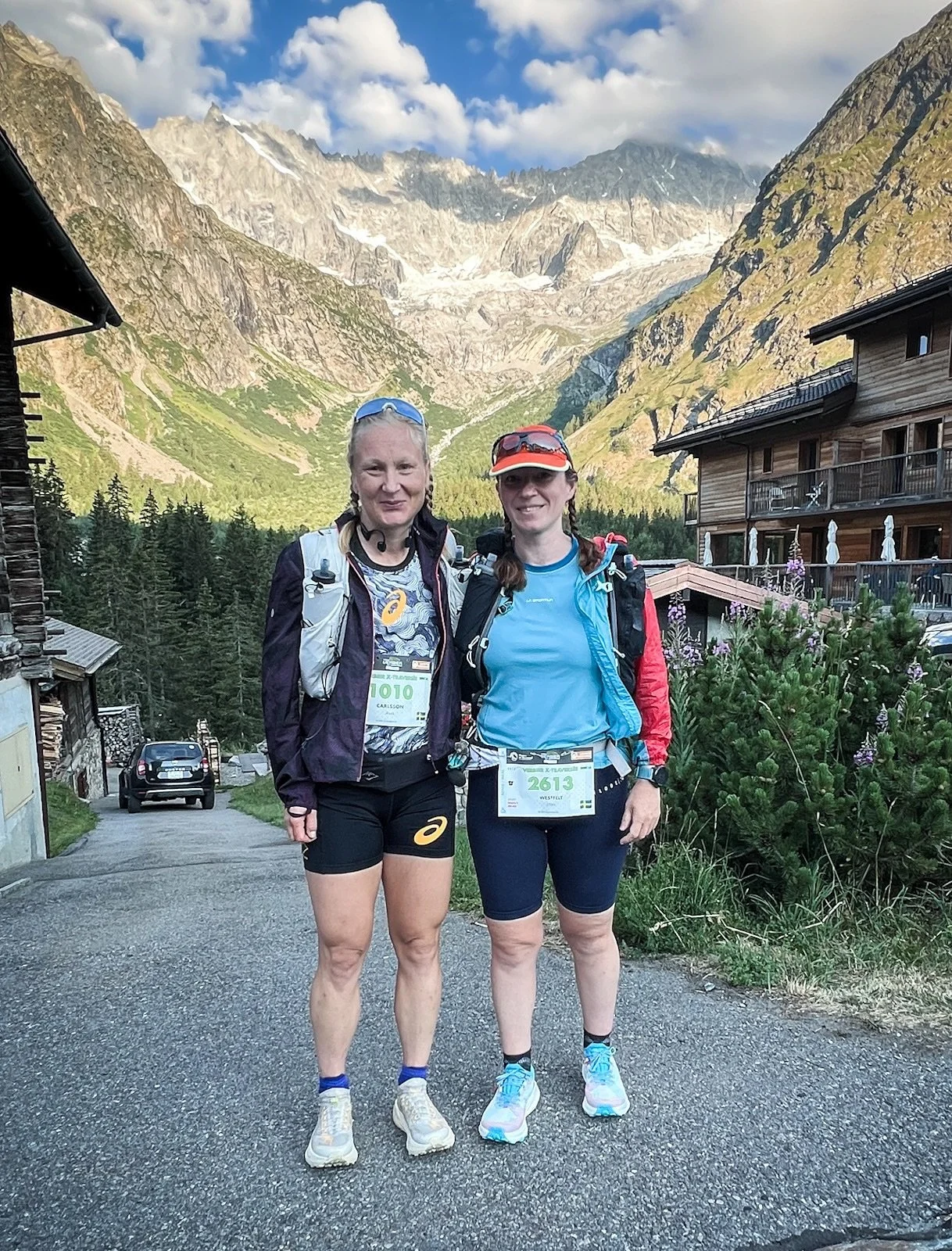 Anna och Ellen i Verbier.
