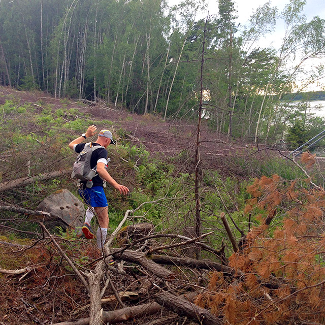 På vissa ställen var det rätt "brötigt".