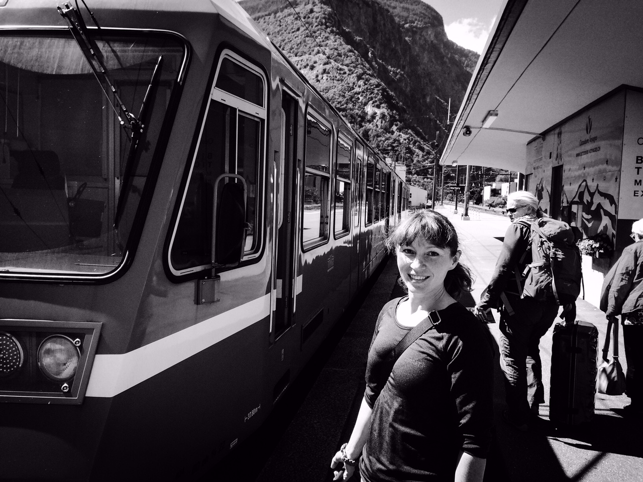 We arrived by train and taking the Mont Blanc Express to our location was the right choice! Absoutely stunning views!