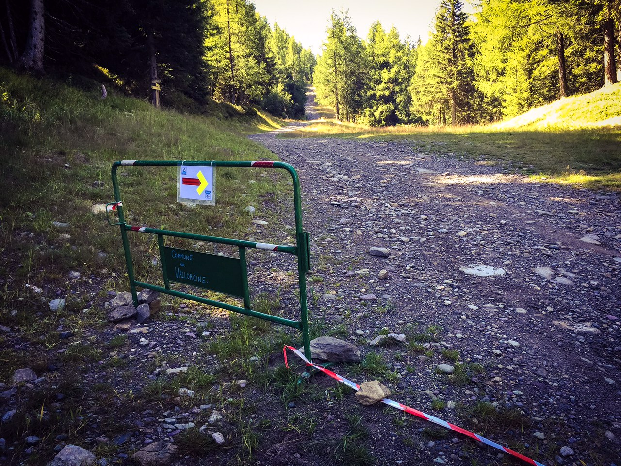 The course is very well marked.