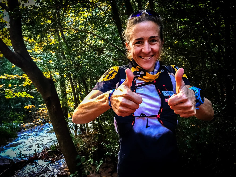 Världsstjärnan inom ultratrail-löpning Núria Picas som medverkar på lägret