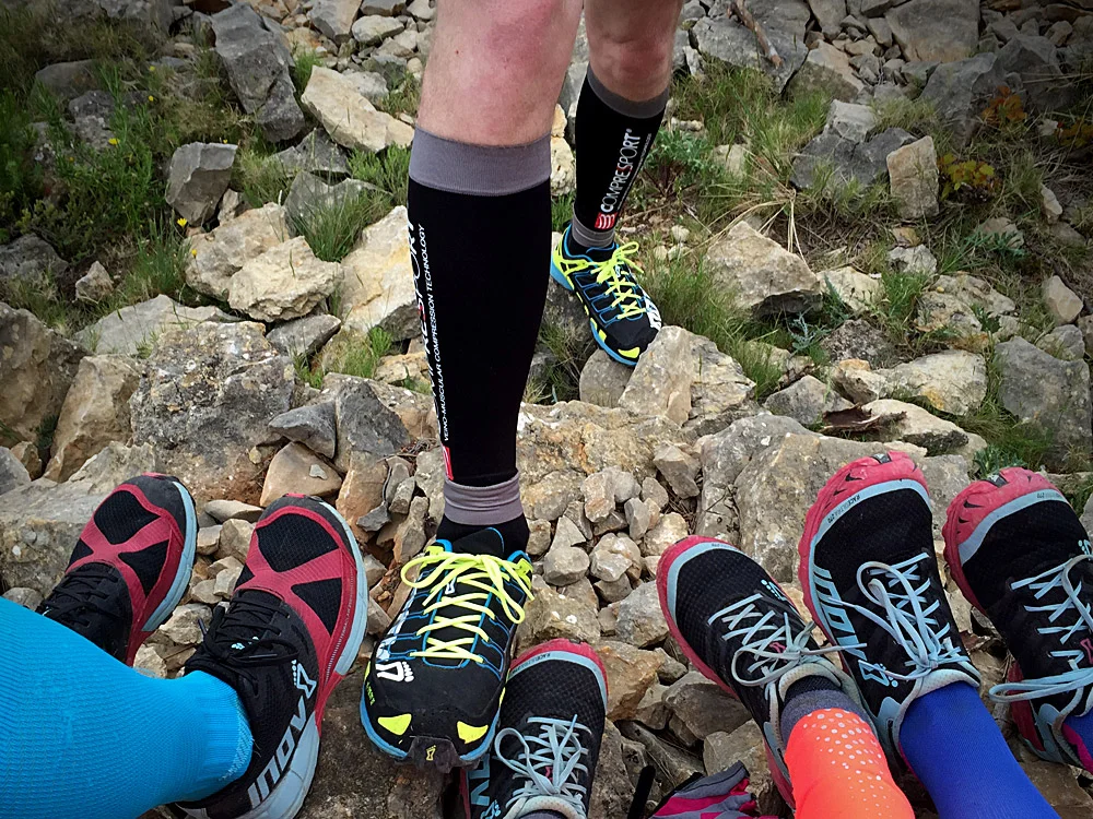 Inov-8 var visst en populär sko på lägret ;)