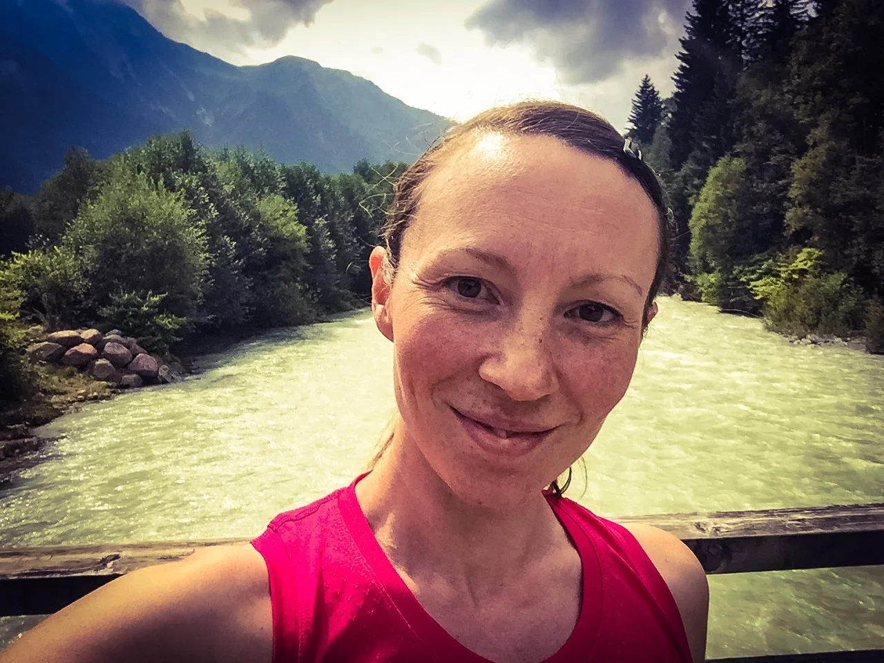 Just a little bit tired when going out for a run 20 hours after finishing the UTMB.