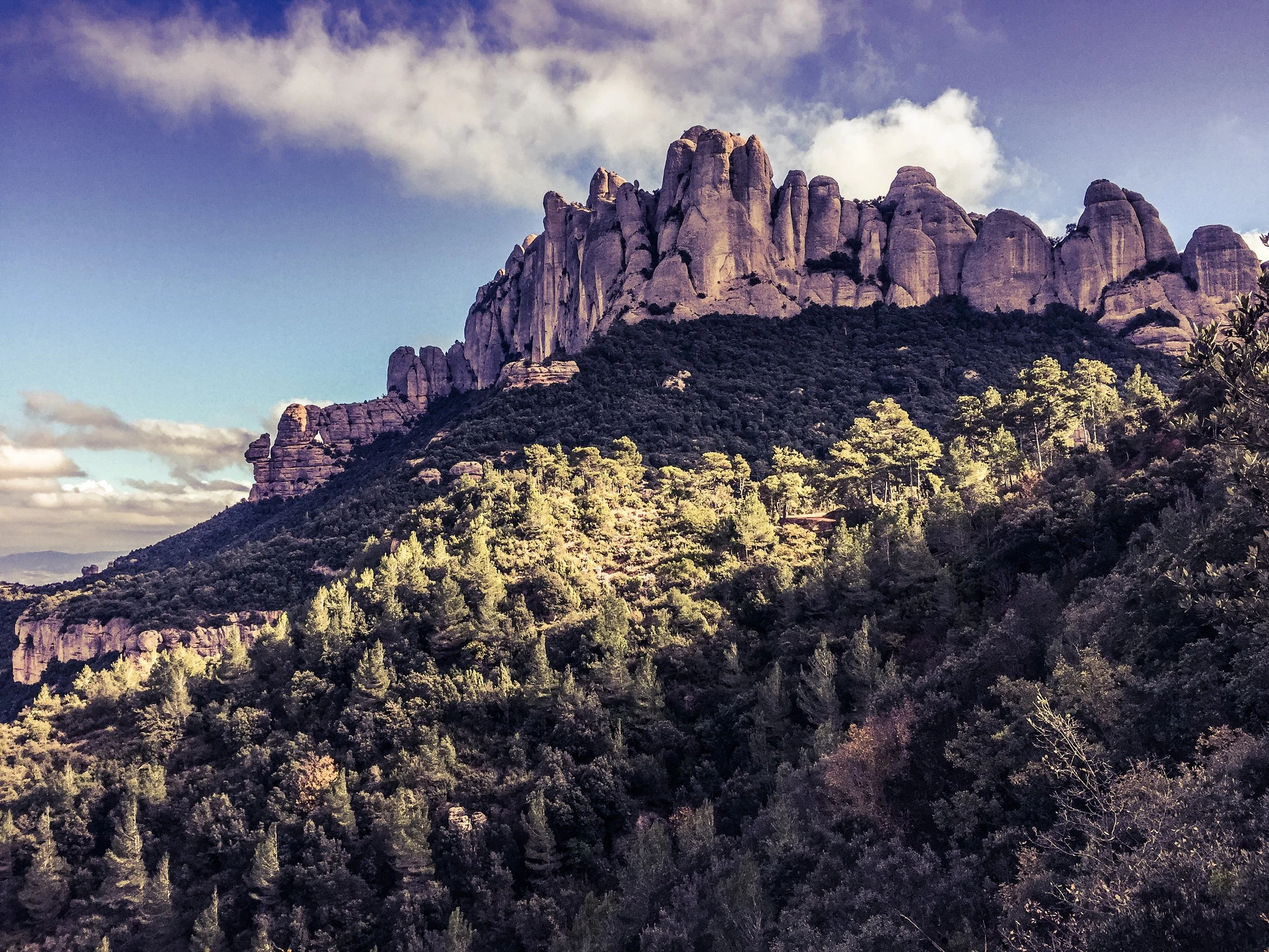 Bergsmassivet Montserrat