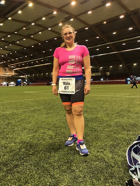 Malin Haglycke på Personliga Rekordens Tävling 6-timmars 2018