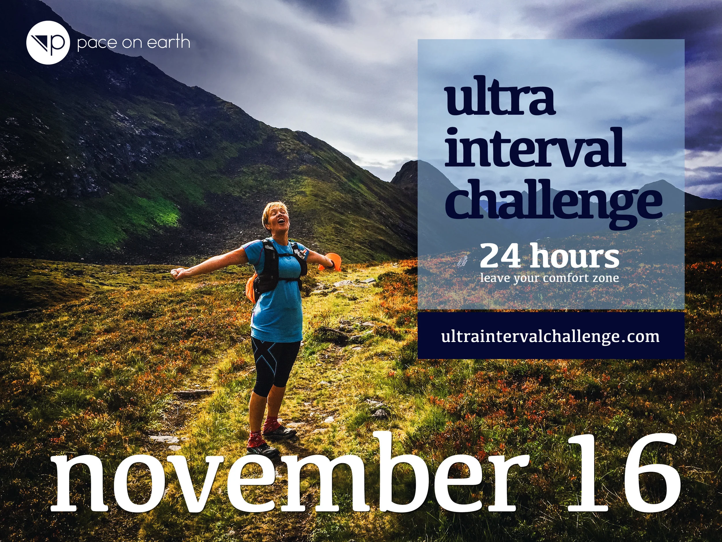 Dags för ultraintervaller igen! Anmäl dig på Facebook-eventet. Mer info finns på ultraintervalchallenge.com