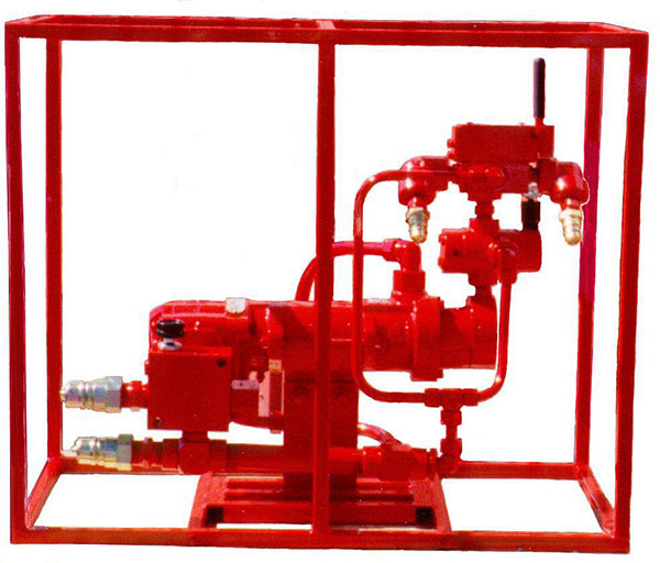 Motor-pump intensifier